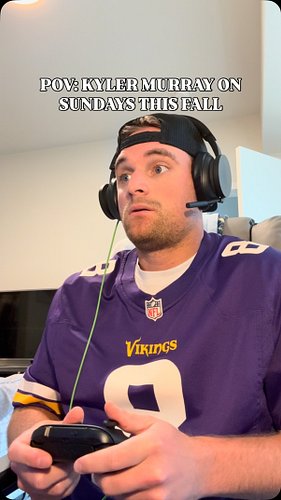 Kyler Murray on Sundays…

#minnesota #skol #kylermurray