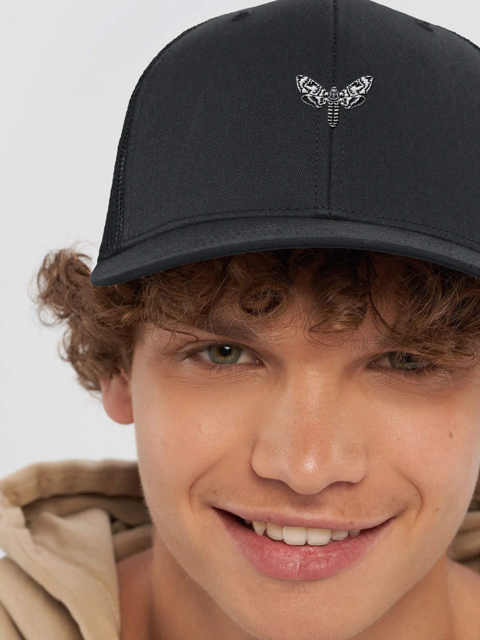 Death Moth Trucker Hat product image (8)