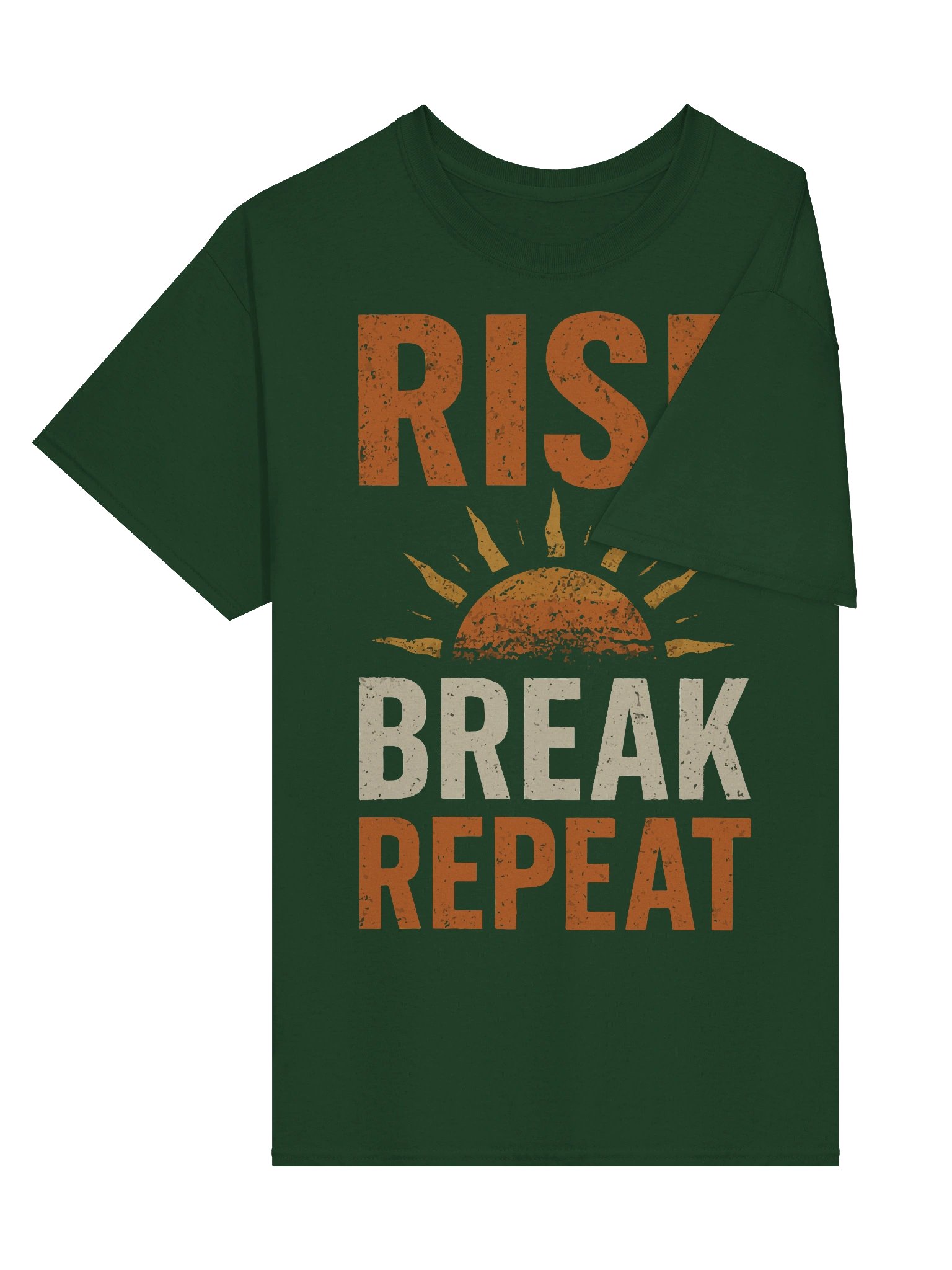 Rise • Break • Repeat – Motivational Sunrise Tee product image (3)