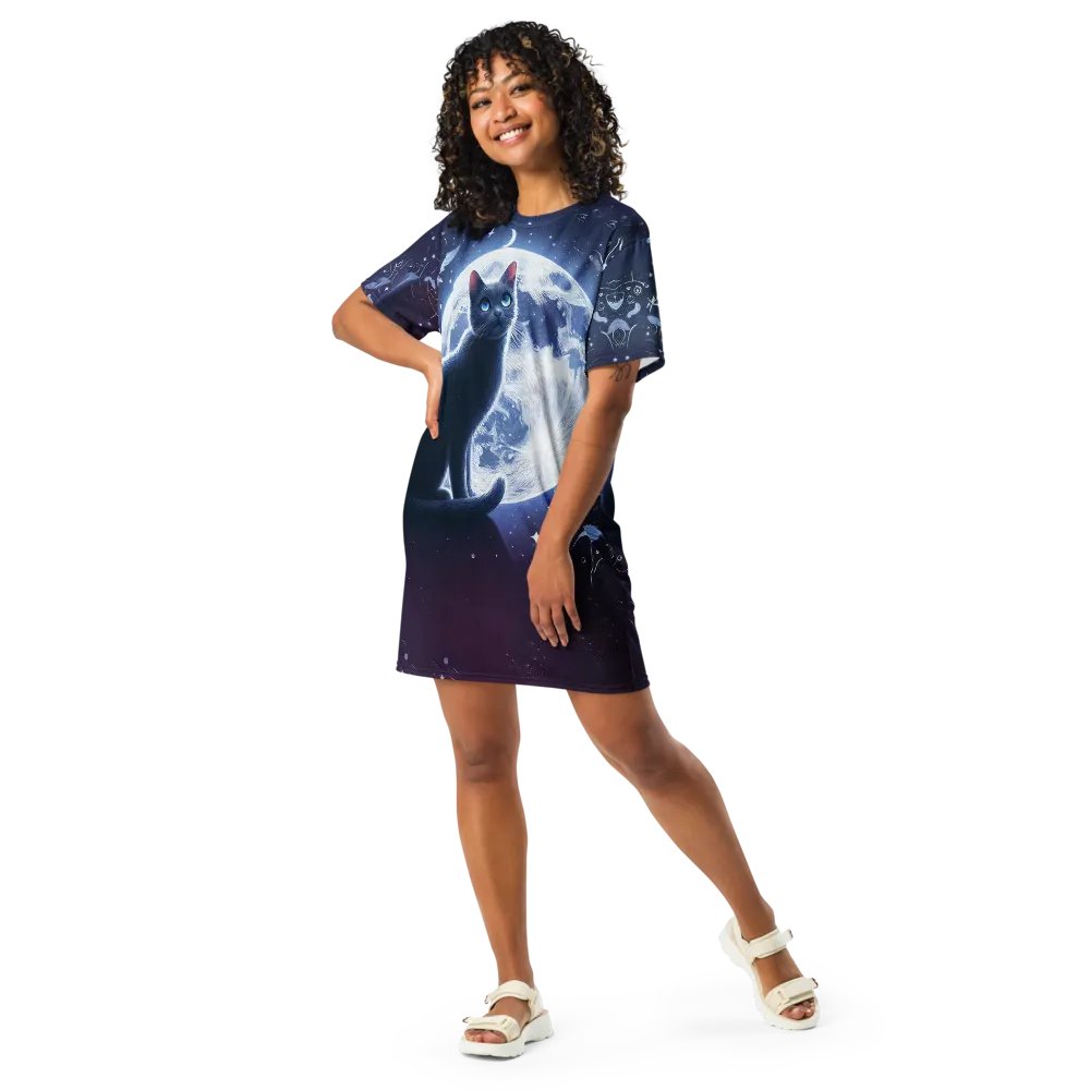 All-Over Print T-Shirt Dress product image (7)