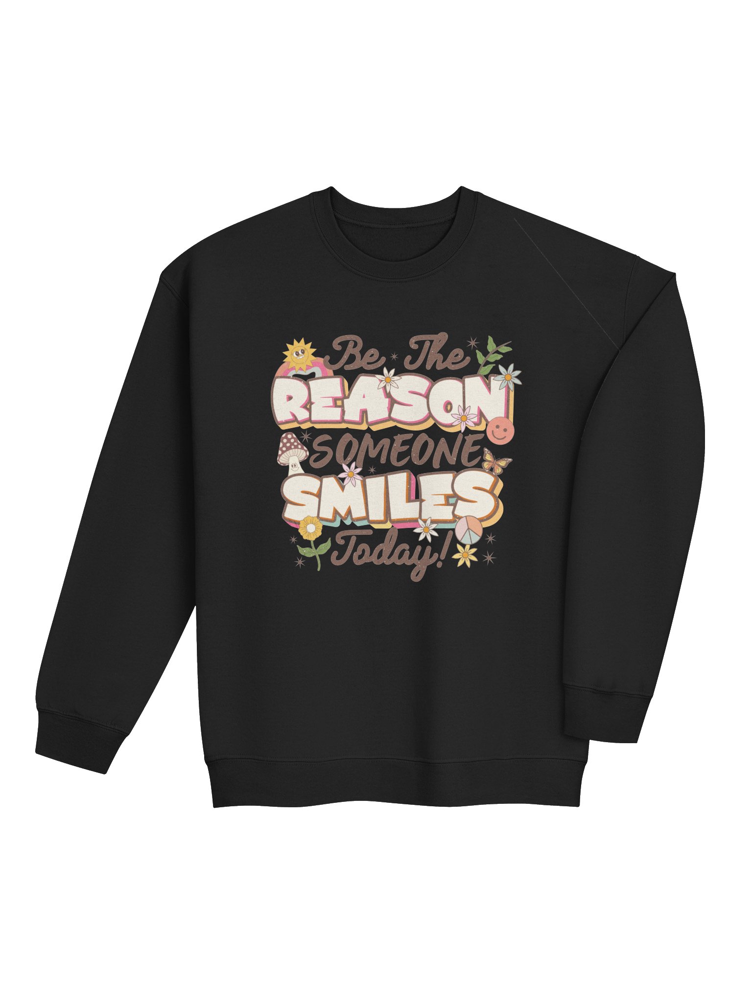 Be The Reason Someone Smiles Today – Emotional Support Mental Health Awareness Sweatshirt product image (4)