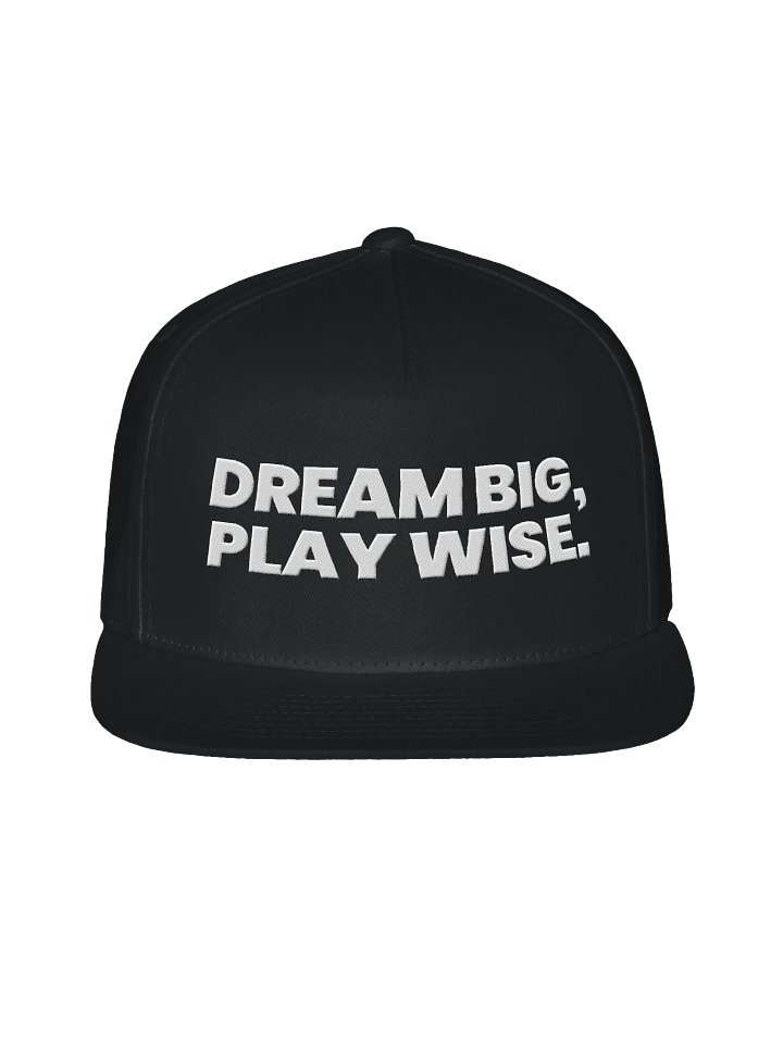 DREAM BIG, PLAY WISE Yupoong Flat Snapback Cap product image (1)
