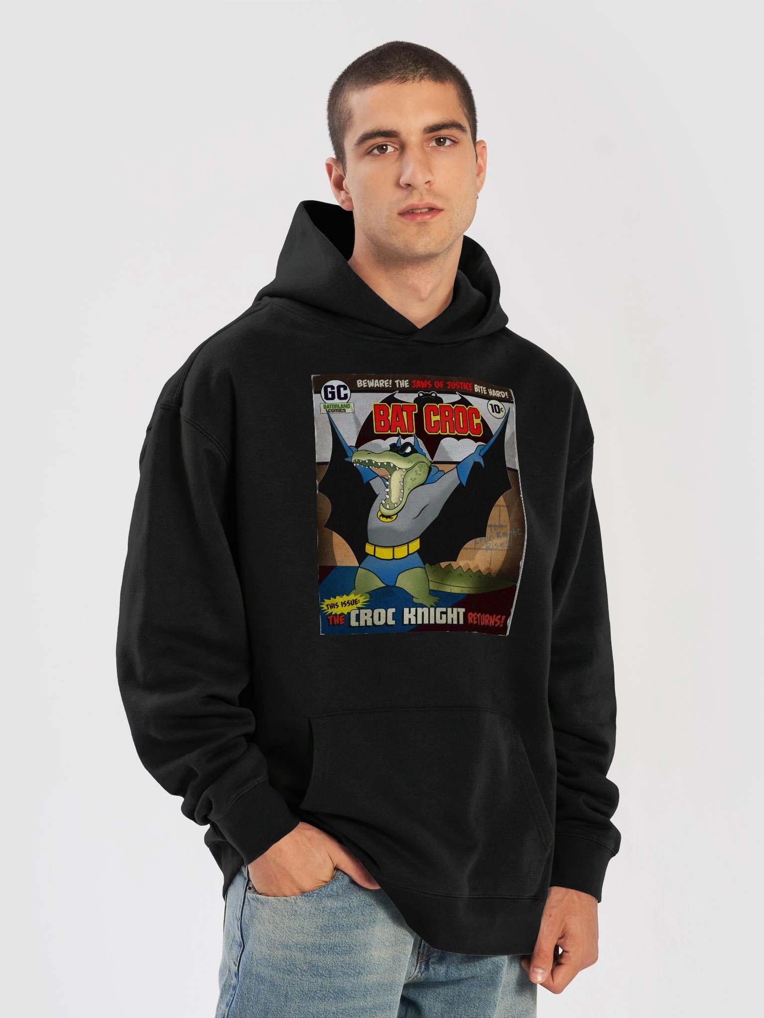 Bat Croc Oversized Hoodie product image (7)