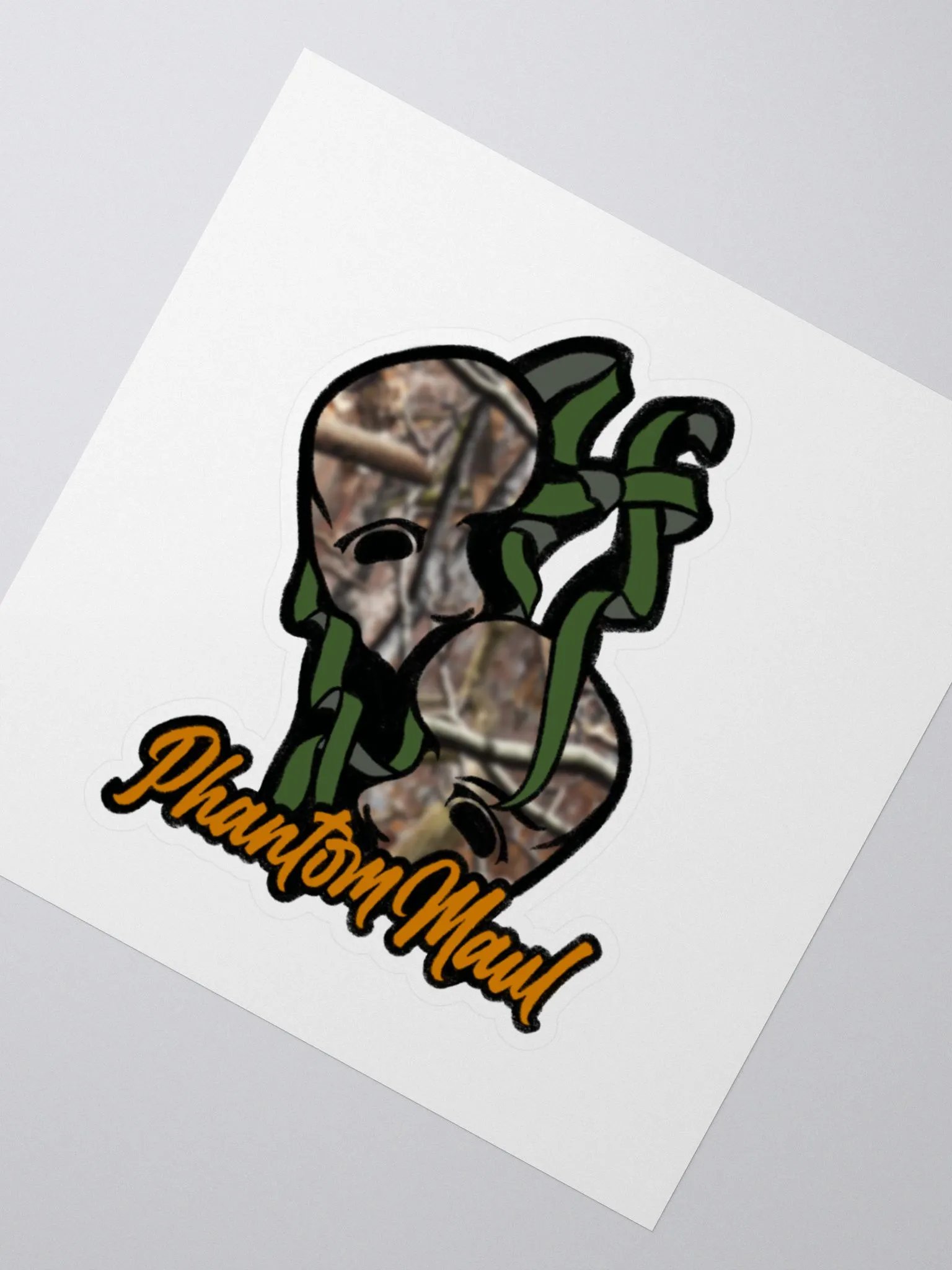 Hunter Camo Logo Sticker product image (5)