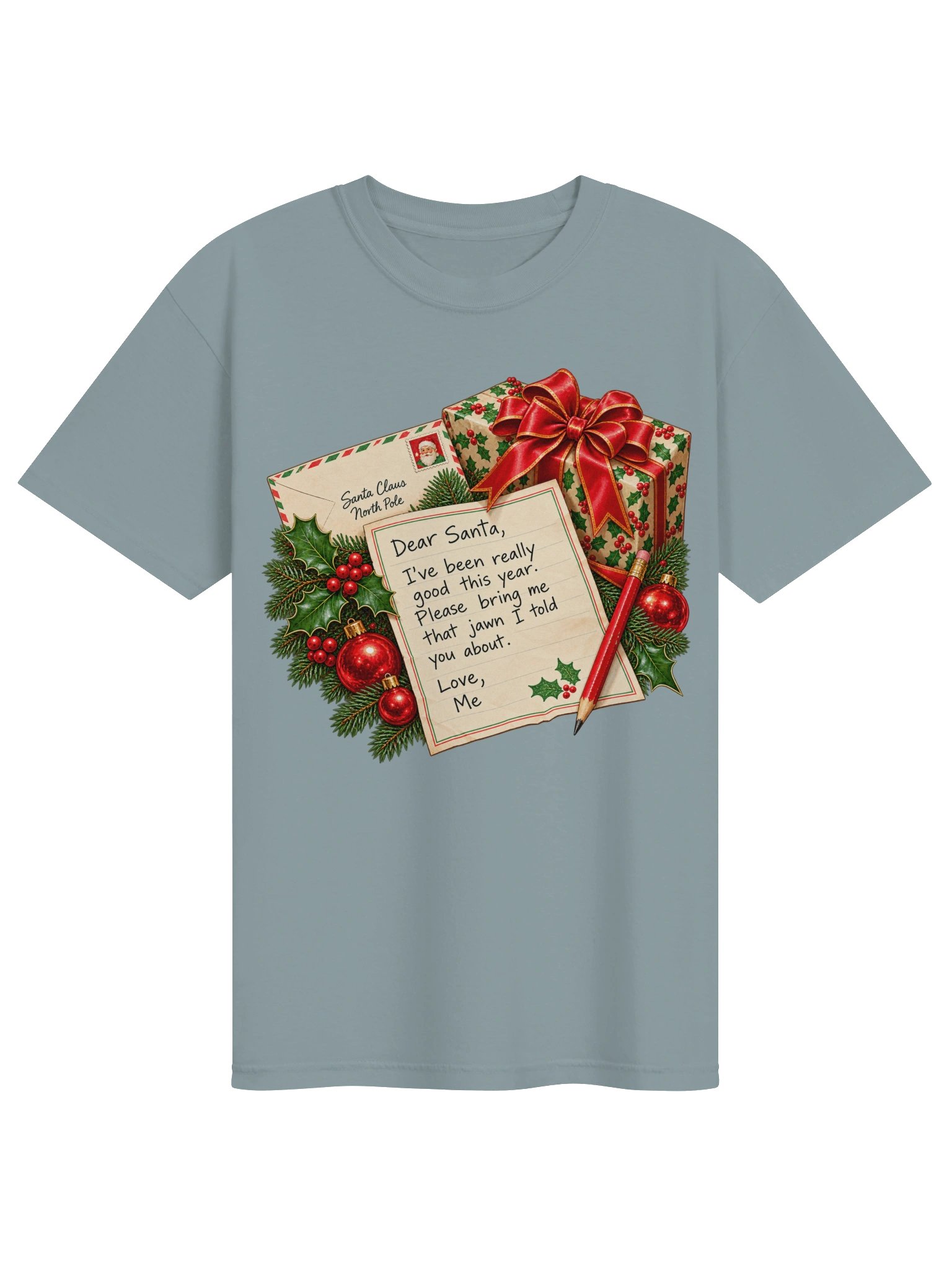 Dear Santa, Bring Me That Jawn – Philly Christmas T-Shirt product image (9)