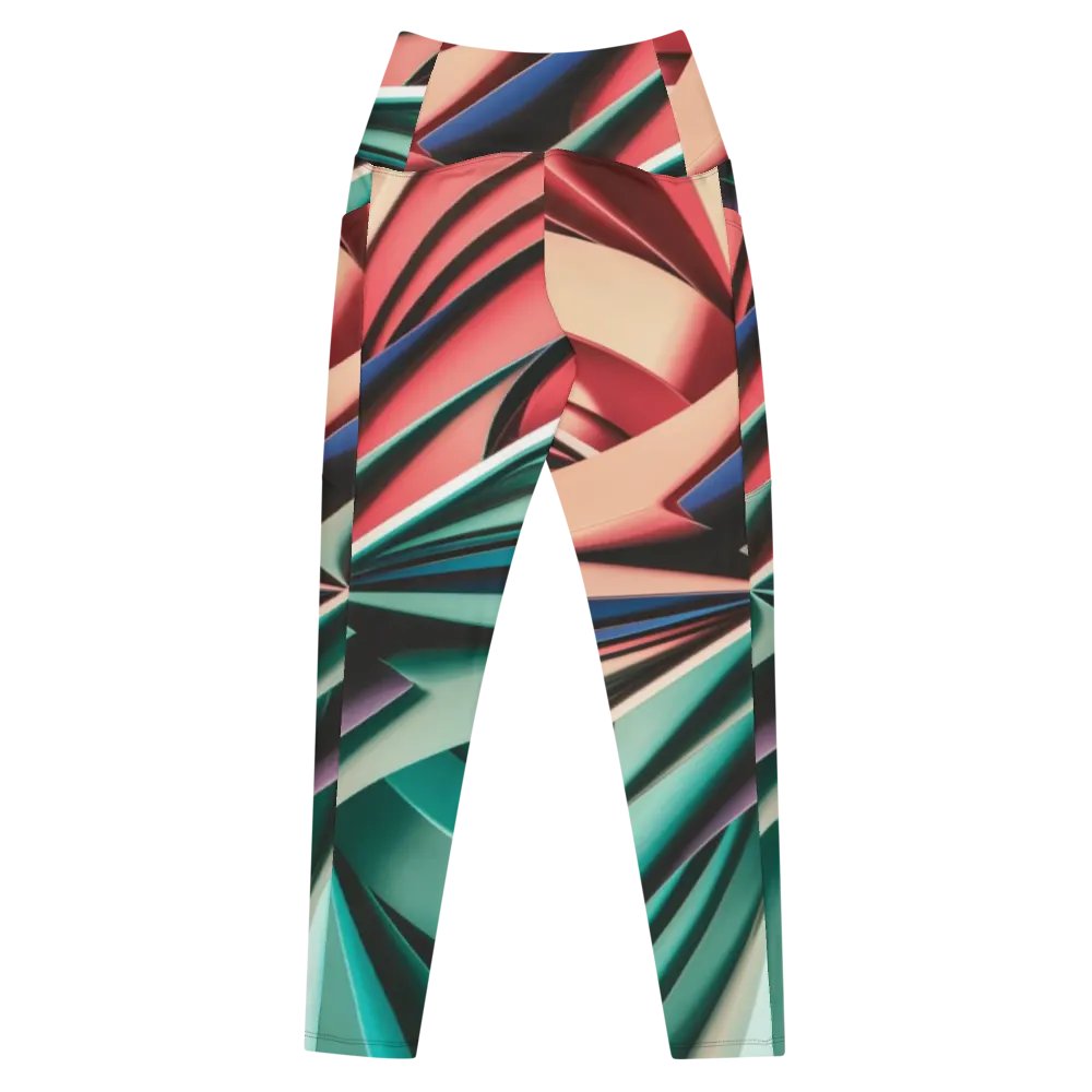 TDS Music Leggings with Pockets in Abstract Geometric Print (2XS-6XL) product image (3)