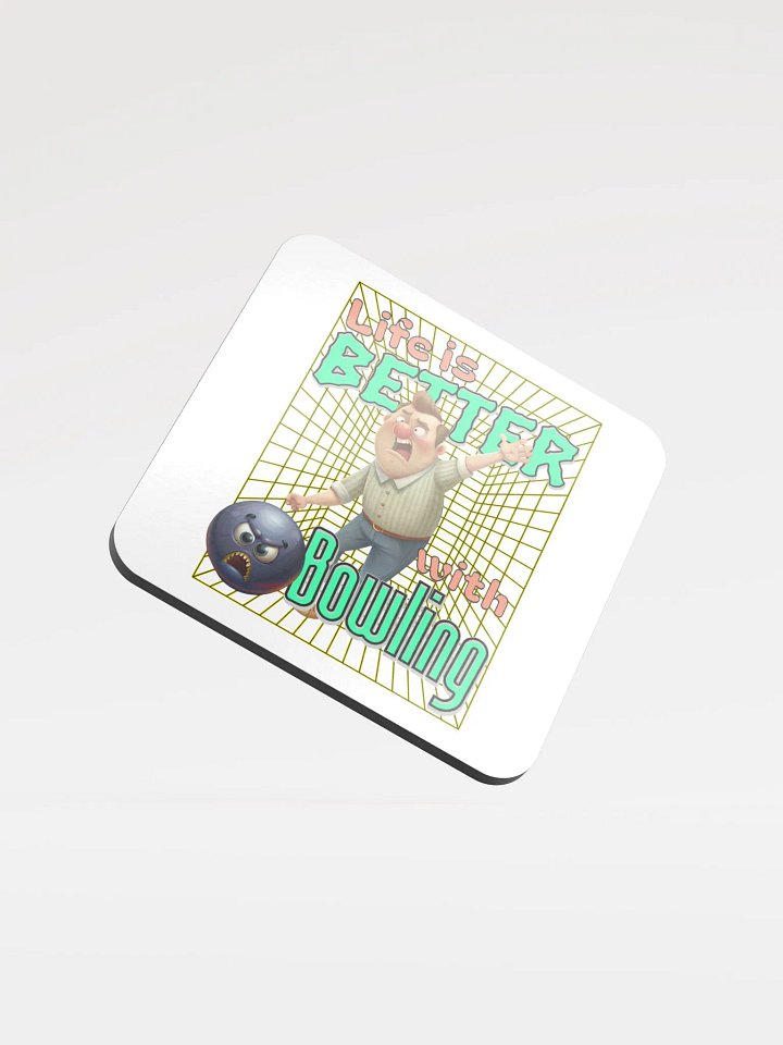 Life Is Better With Bowling Cork Coasters product image (2)