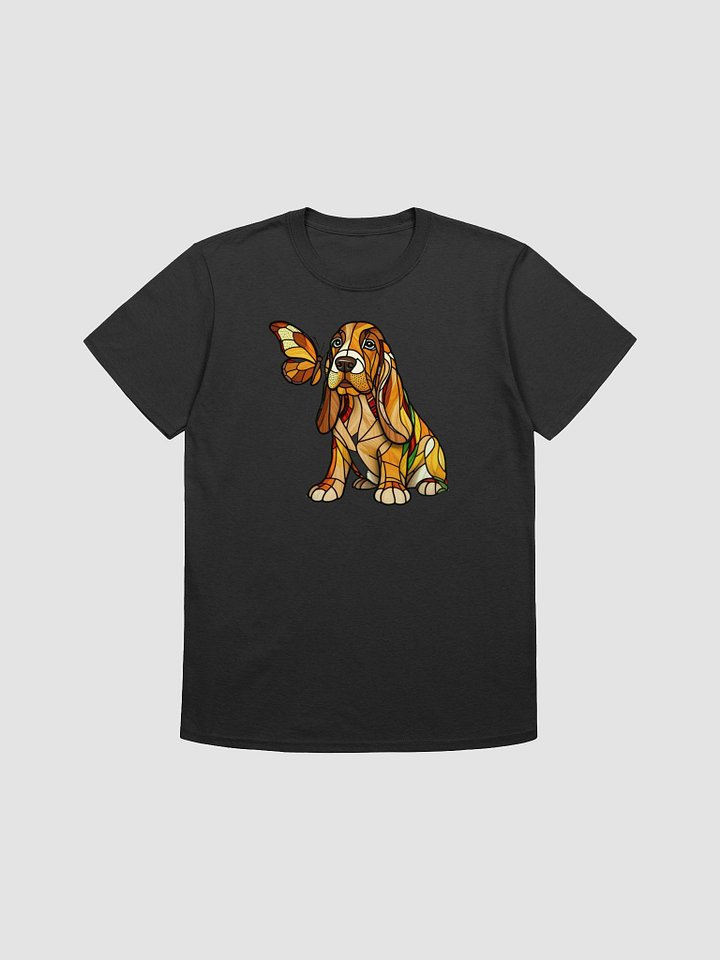 Basset Hound Stained Glass T-Shirt product image (1)