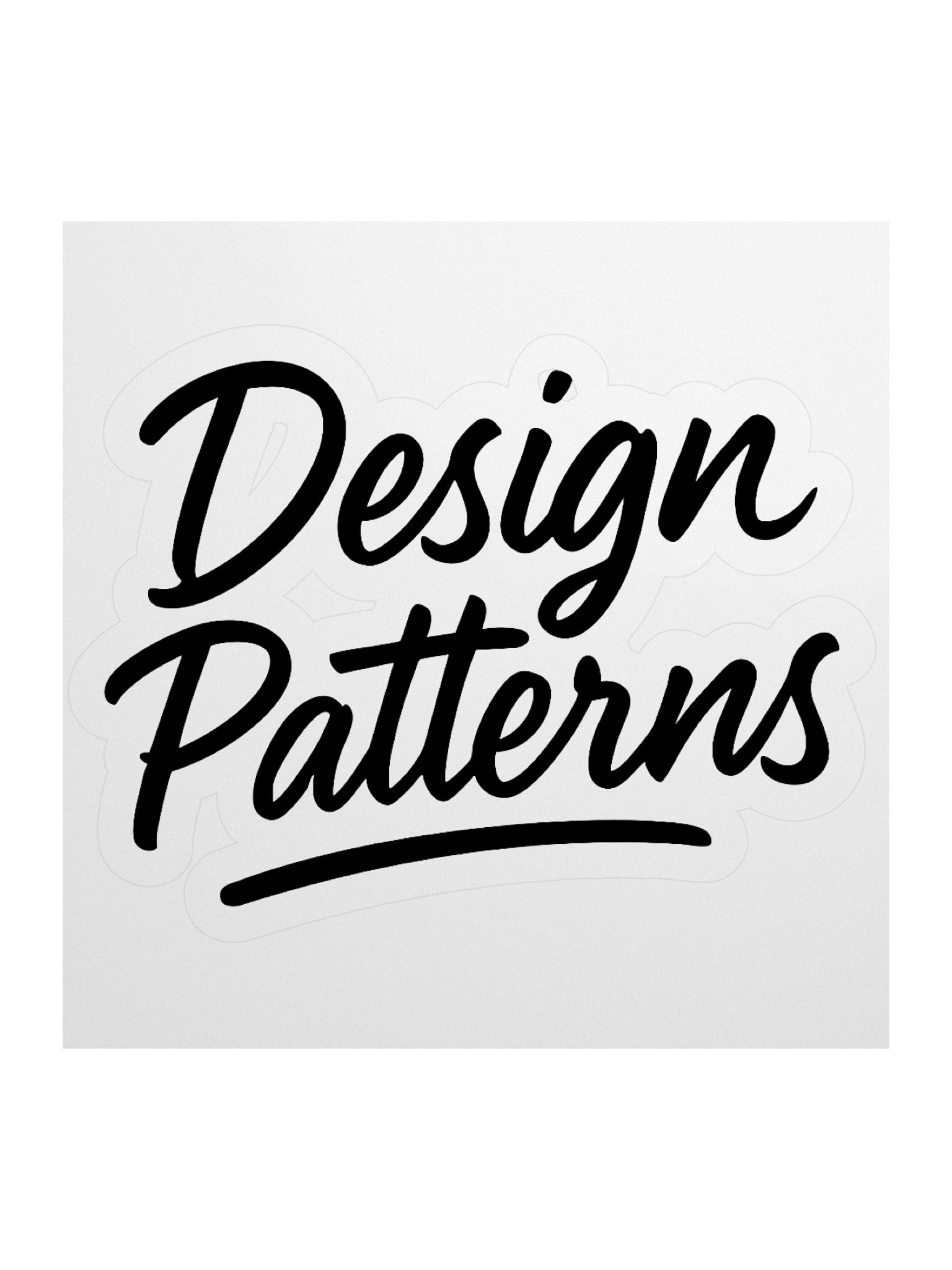 The Design Patterns Sticker product image (1)