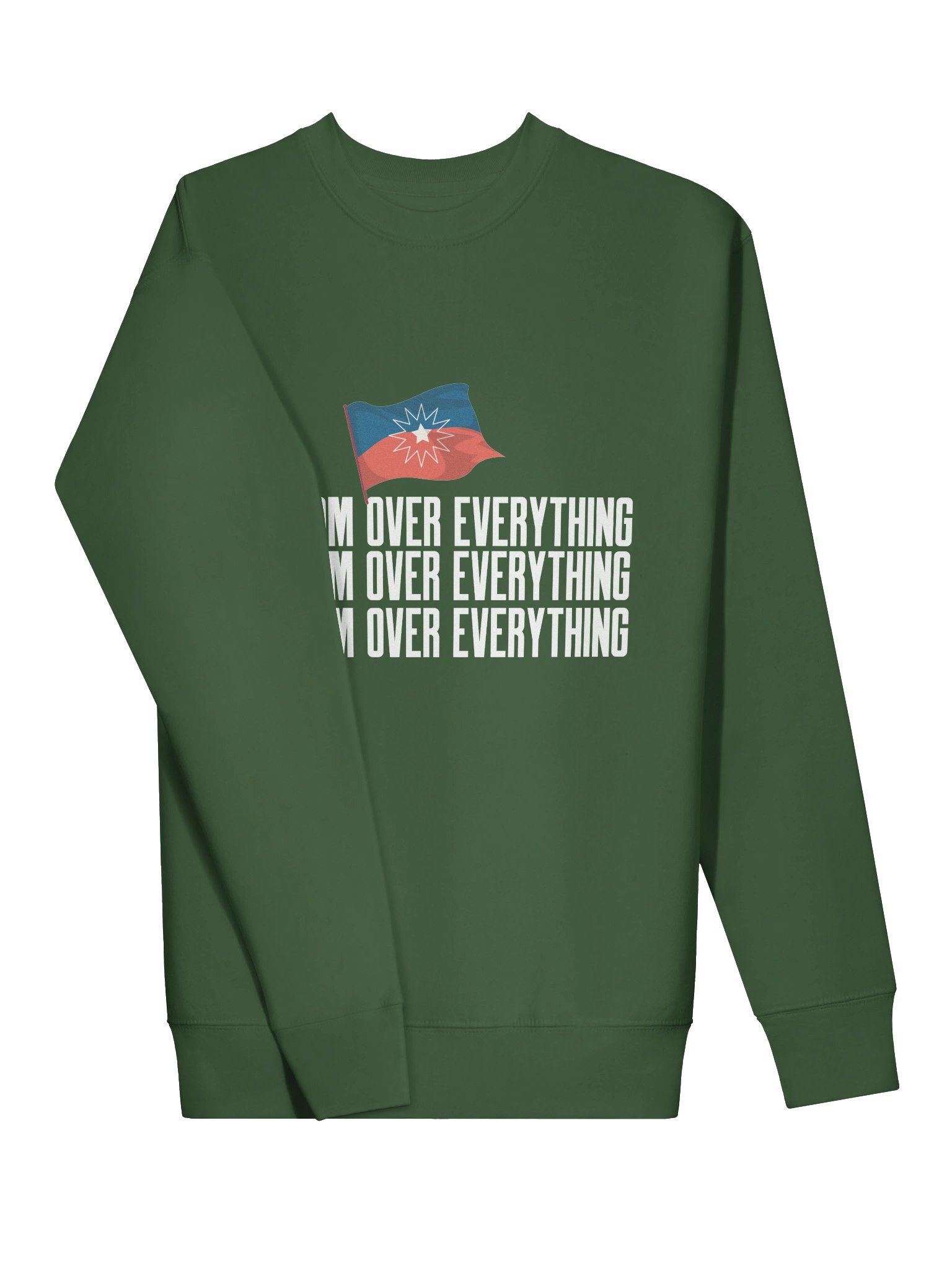 Freedom Over Everything – Men’s Motivational Sweatshirt product image (4)