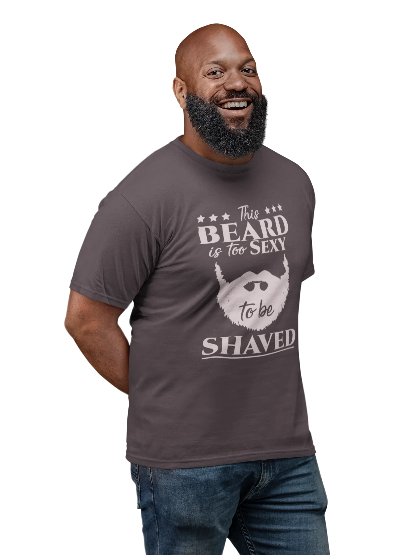My Beard Is Too Sexy to Be Shaved – Funny T-Shirt for Bearded Men product image (2)