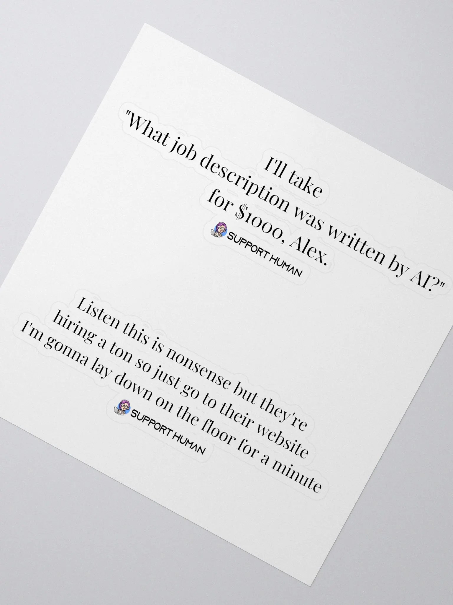 Best of BJB Stickers: AI Nonsense product image (2)