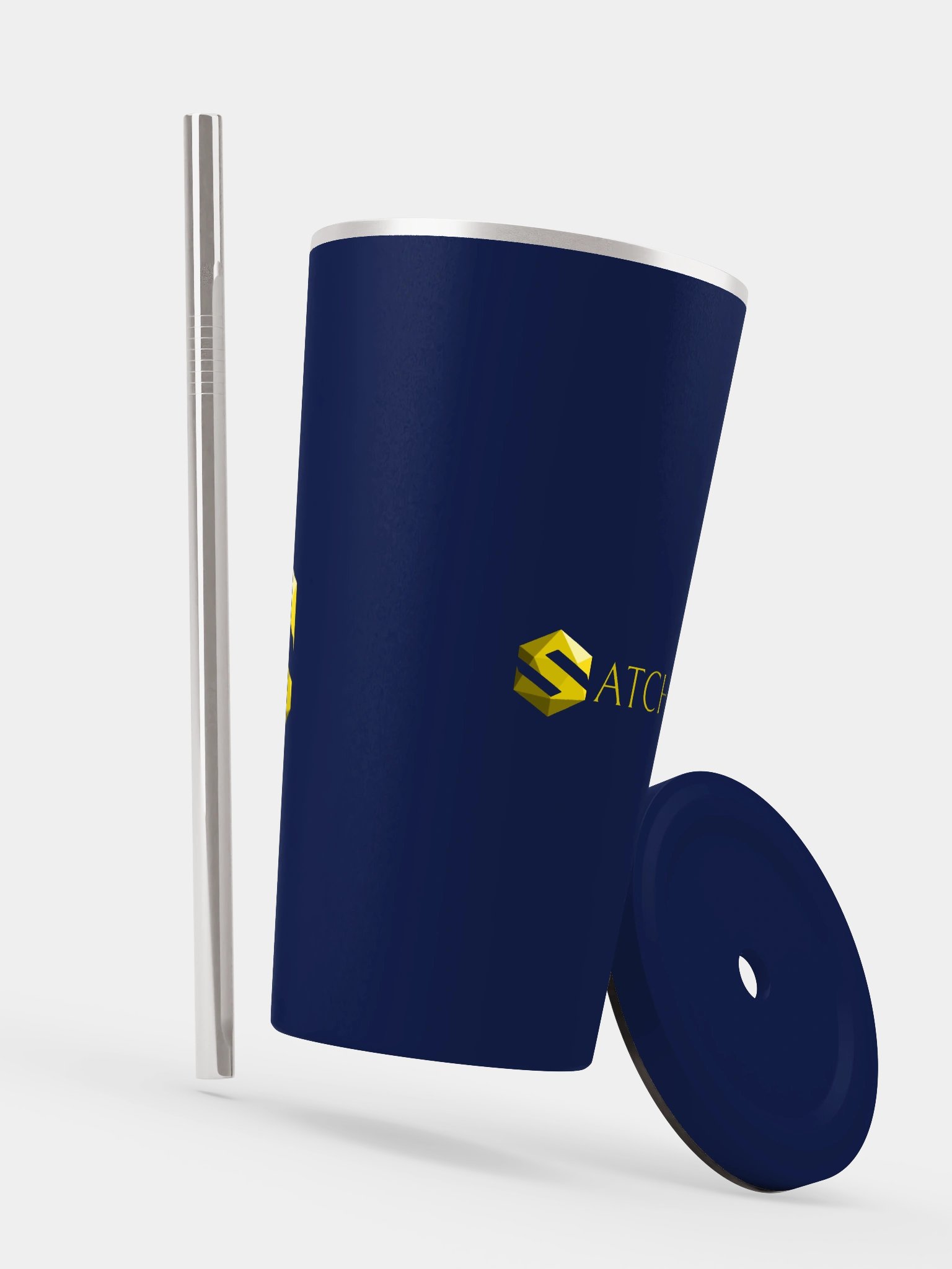 Full Logo Insulated Tumbler – Navy product image (6)