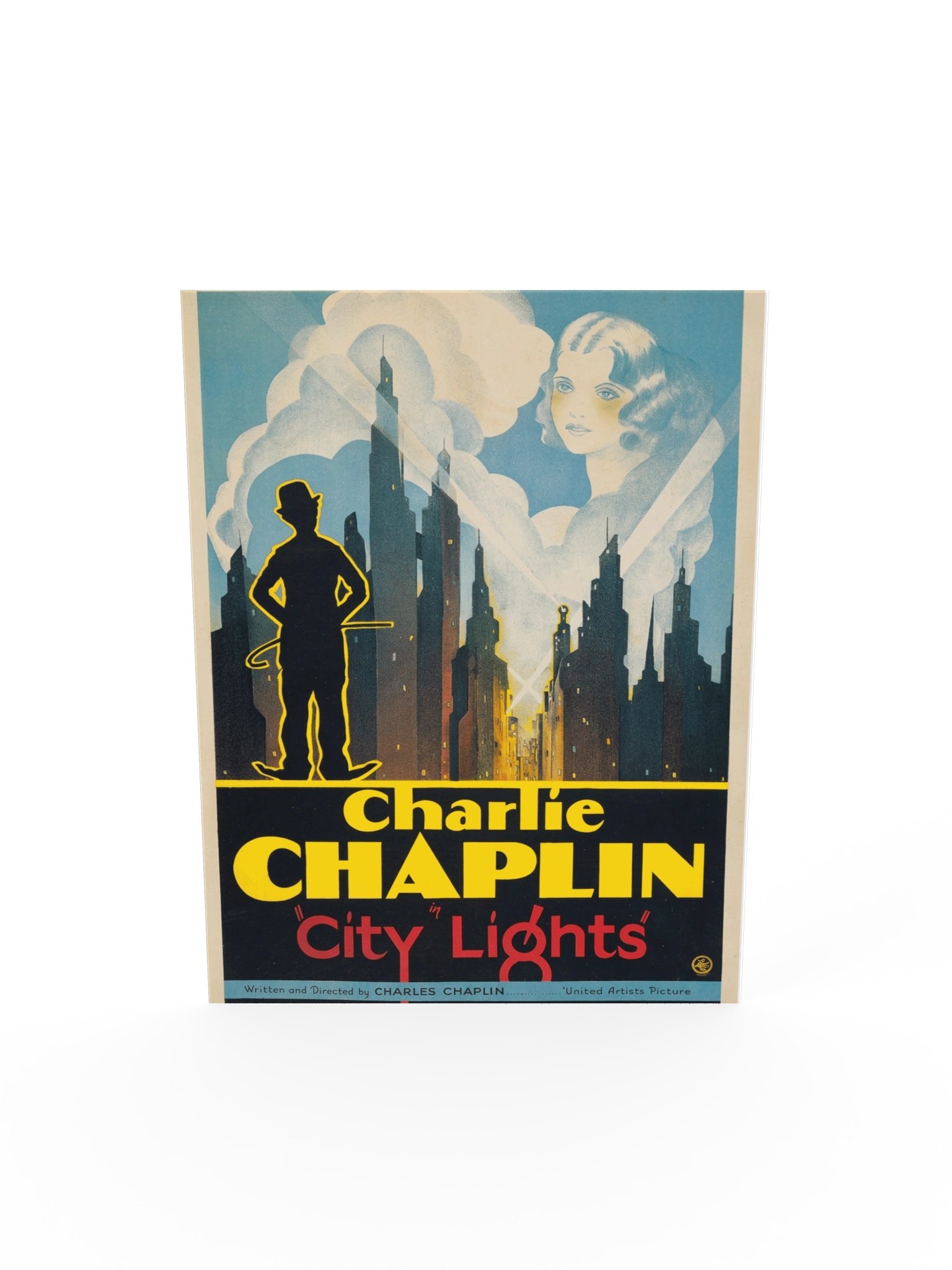 City Lights (1931) – Charlie Chaplin Vintage Movie Poster product image (10)