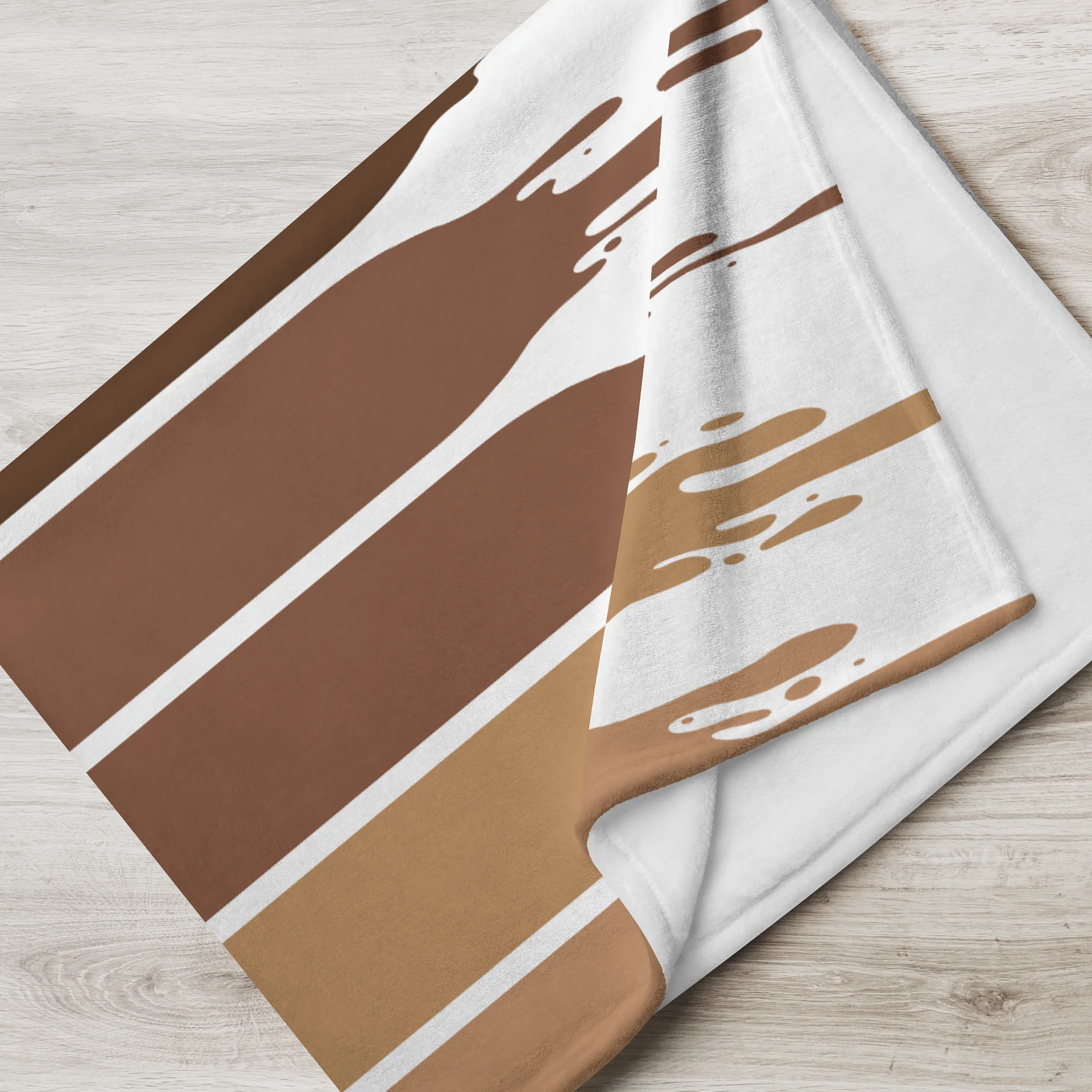 Melanin Stripes Self-Care Cozy Blanket for Black Women product image (2)