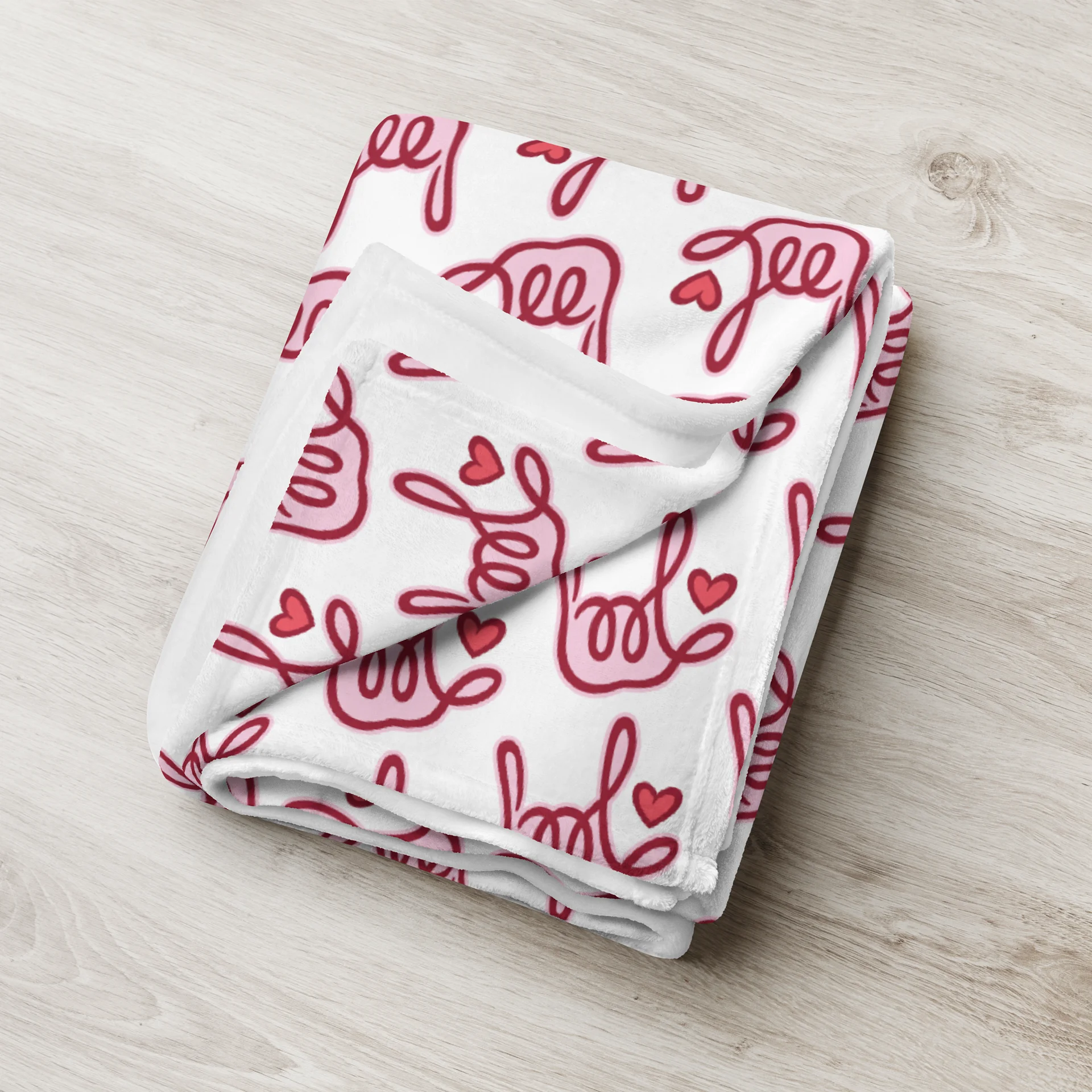 Forever ILY Pattern Throw Blanket product image (3)