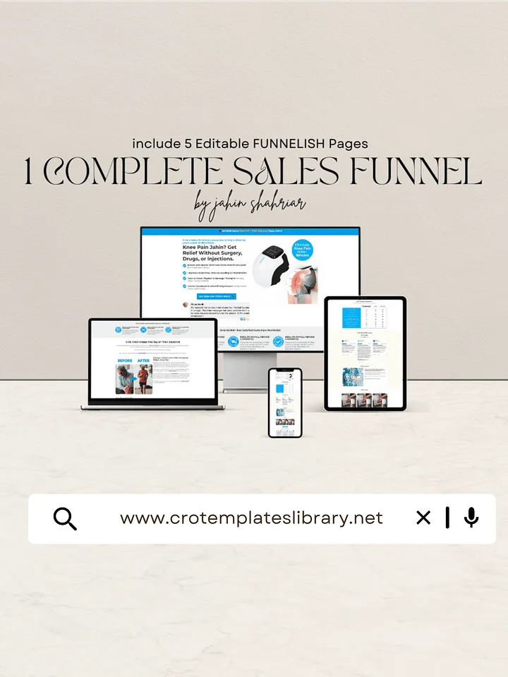 1 High Converting Funnelish Sales Funnel Template product image (1)