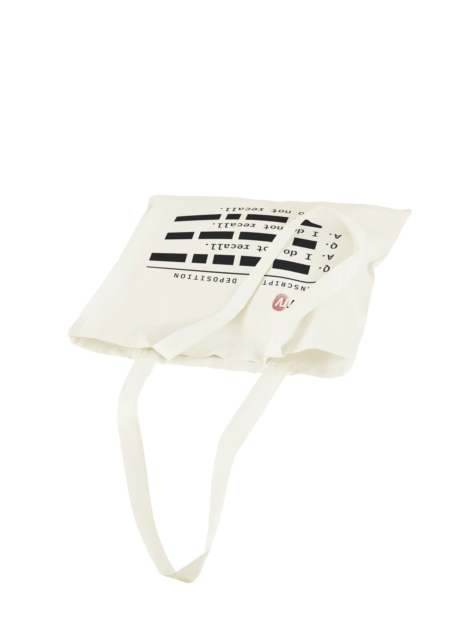 Transcript of Deposition Tote Bag product image (4)