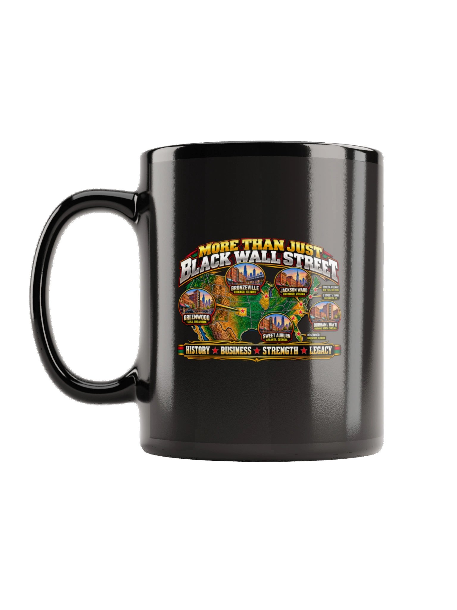 More Than Just Black Wall Street Mug product image (1)
