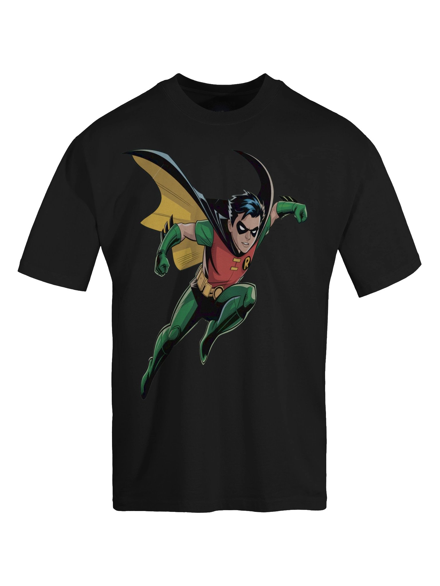 Robin Caped Leap Oversized Faded T-Shirt product image (1)