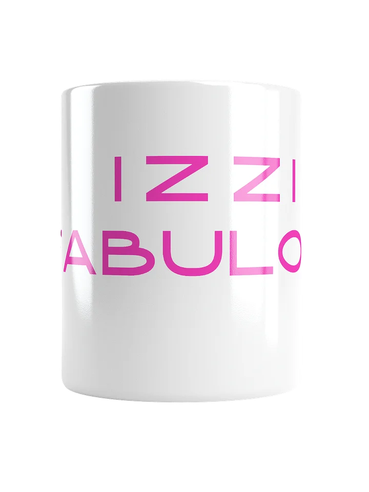 Izzi Fabulous! - White Mug with pink letters product image (1)