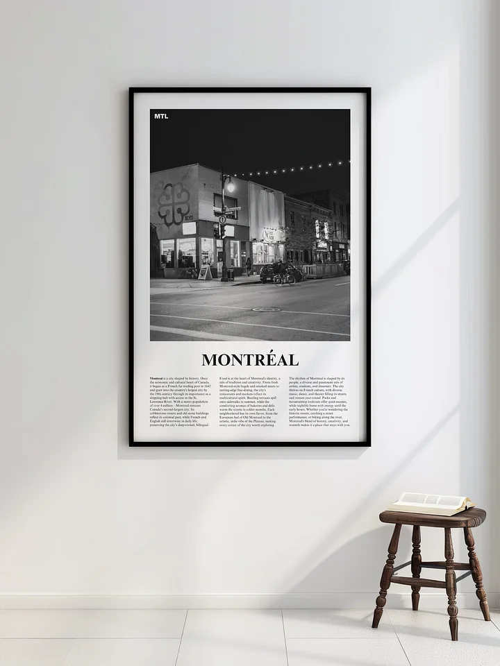 Montreal 02 Newspaper Poster product image (2)