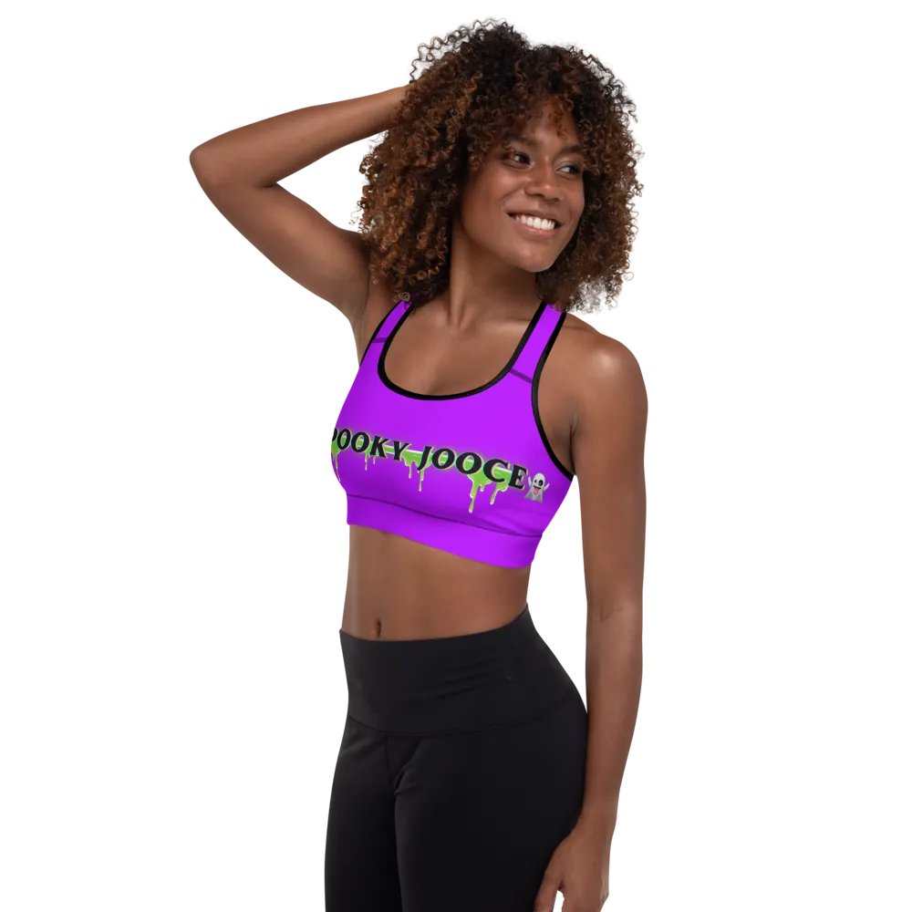 SPOOKY JOOCE Padded Sports Bra - Purple product image (2)
