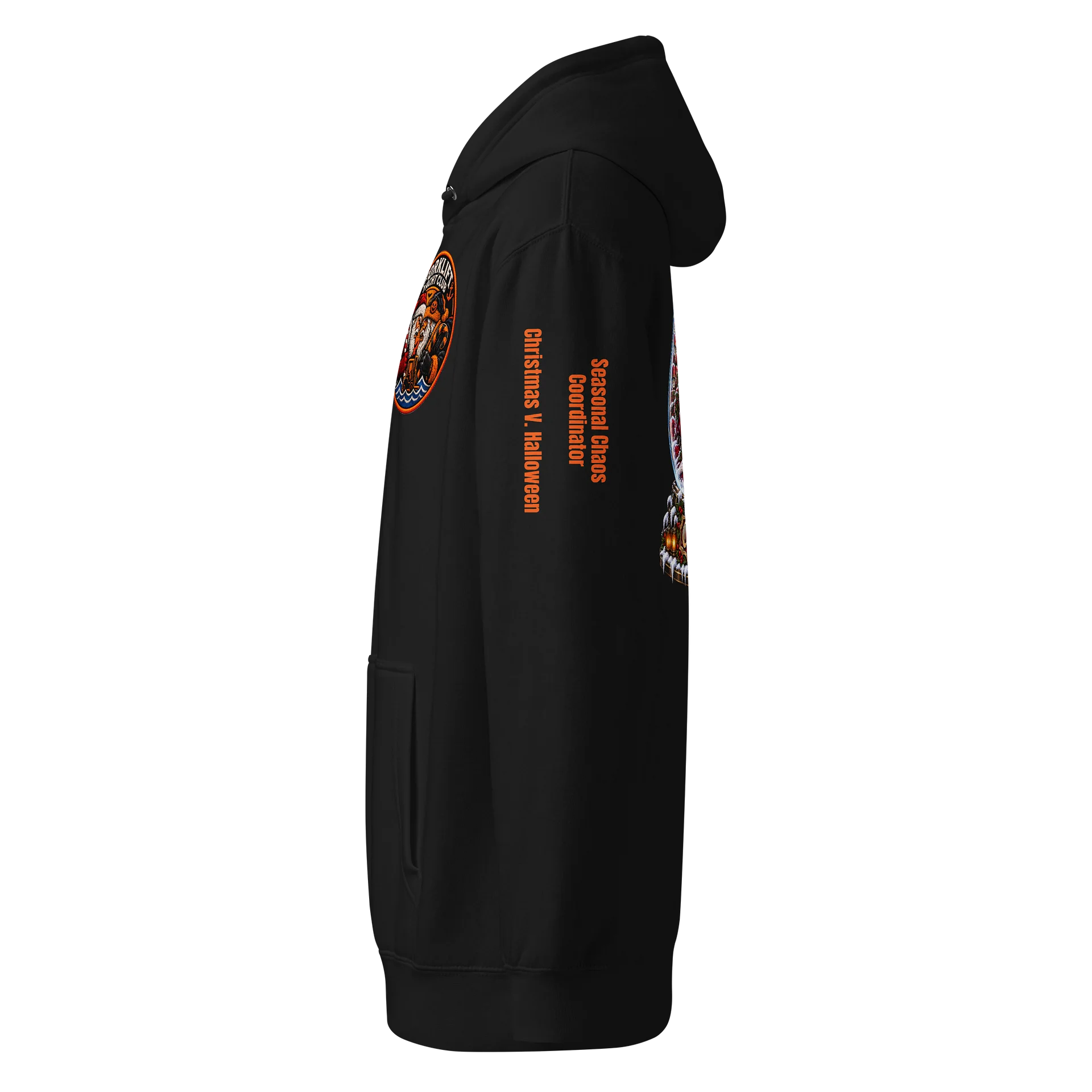 Santa v. Krumpus Hoodie product image (3)