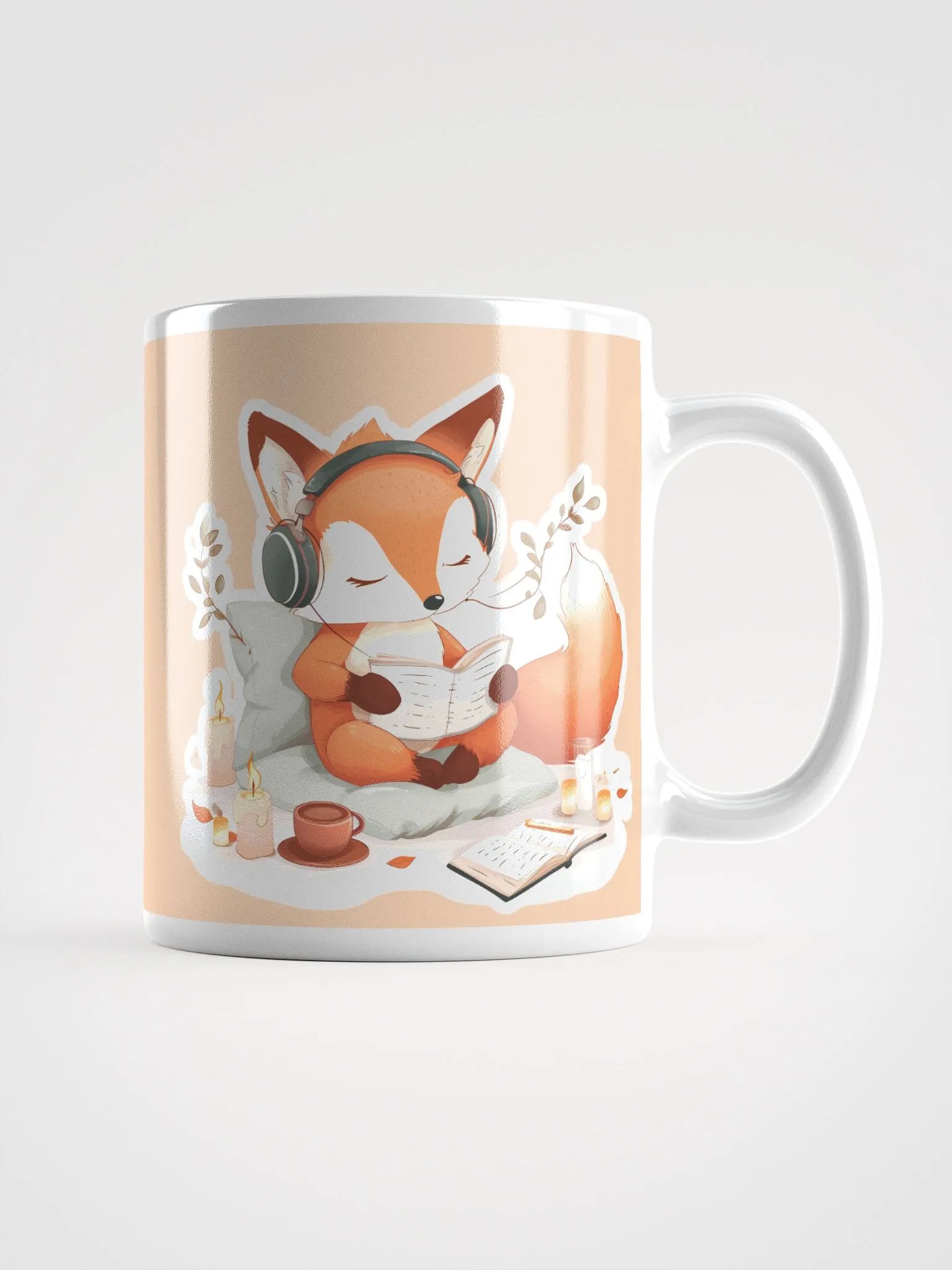 Mug Cozy Reading Fox product image (2)