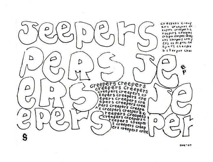 jeepers creepers panel card print product image (1)