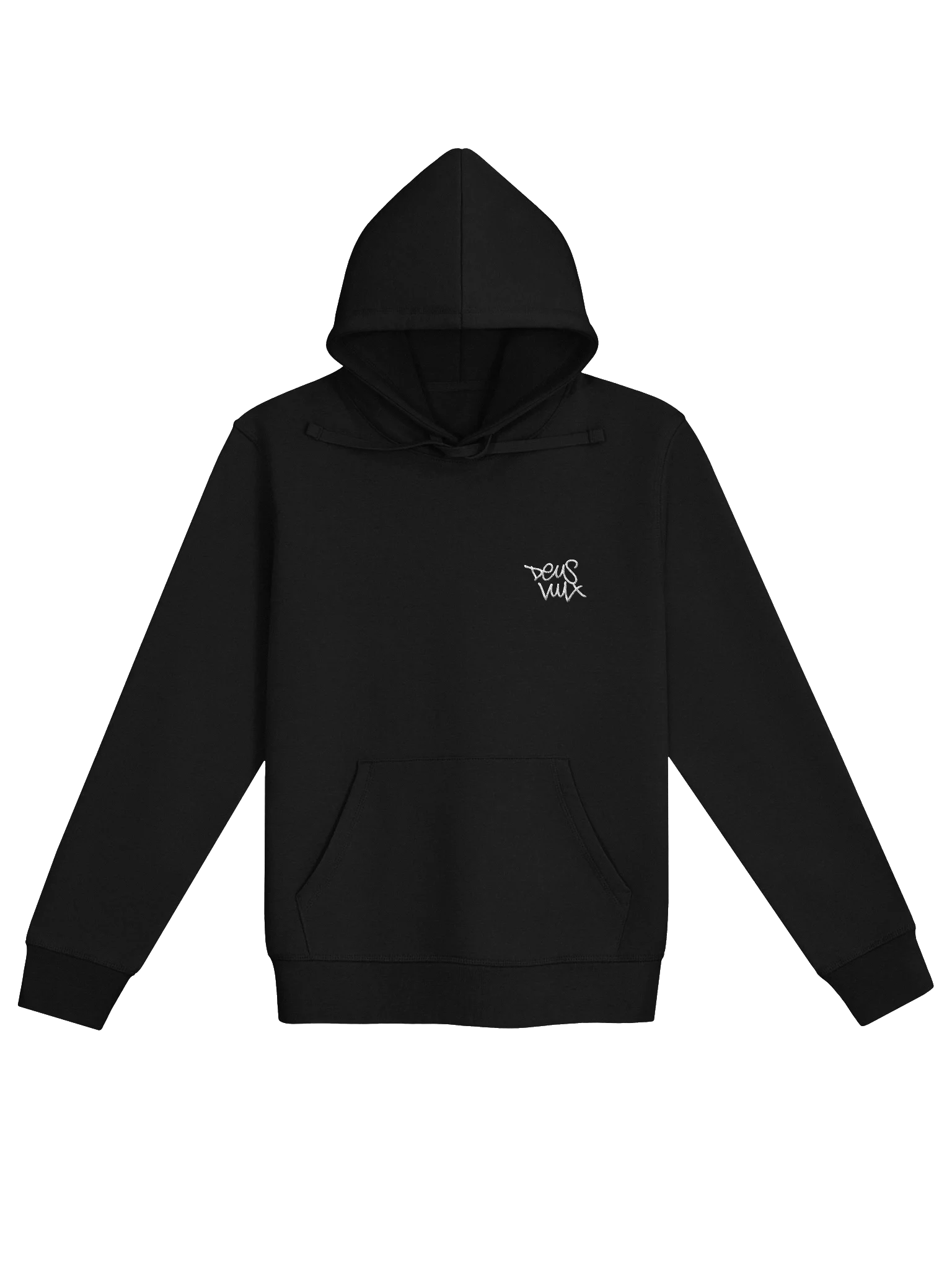 Deus Vult Black Hoodie Embroidered product image (1)