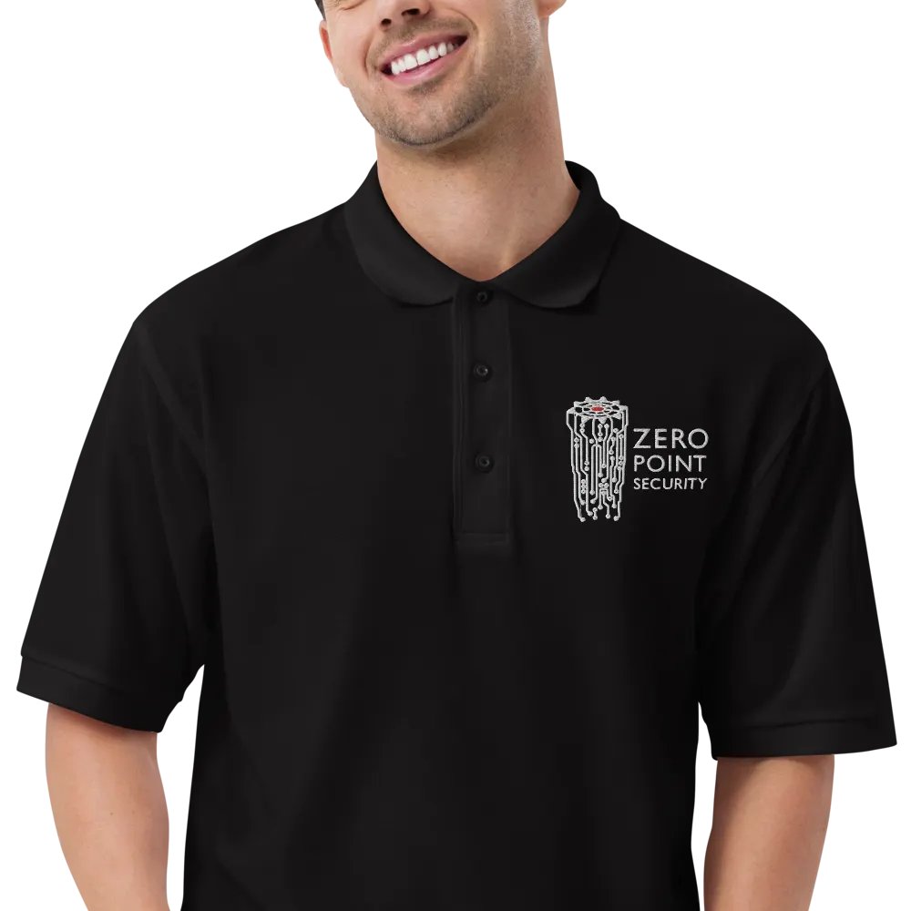 Zero-Point Polo Shirt (Black) product image (11)