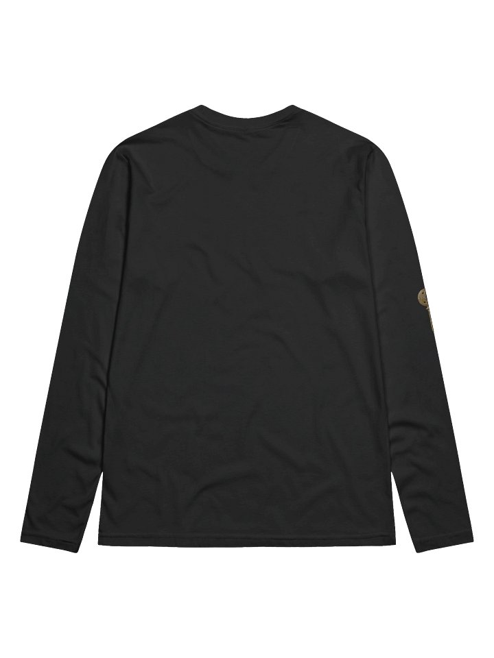 The Gatekeeper’s Key – Black Sigil Line Edition (Front + Right Sleeve Print) | Premium Fitted Long Sleeve product image (2)