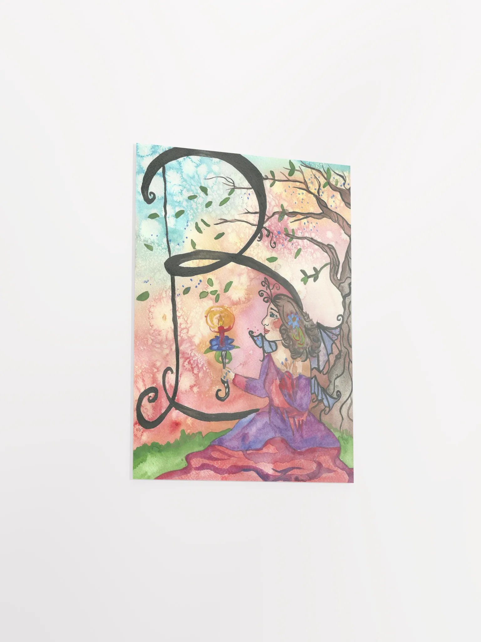 Fairy Alphabets - Letter B Art Print product image (3)