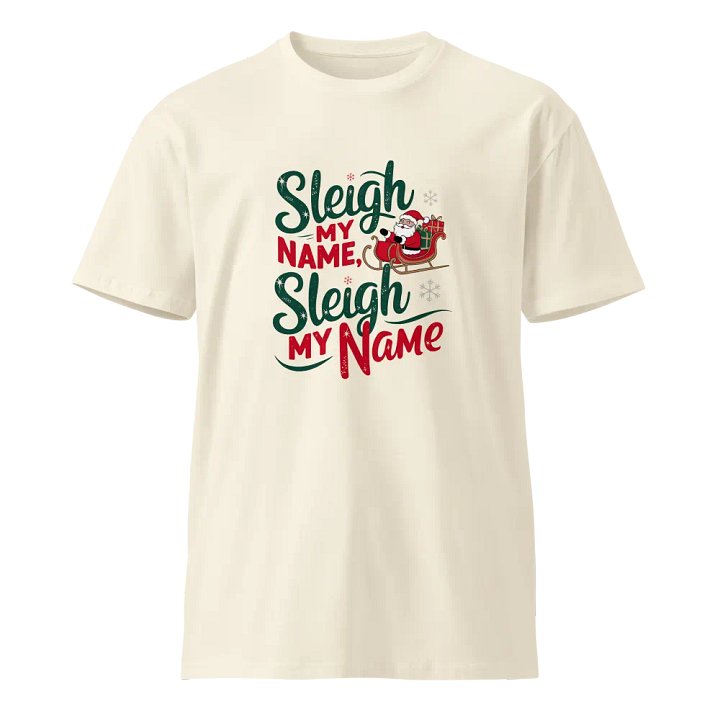 Festive Santa Sleigh Unisex Tee product image (9)