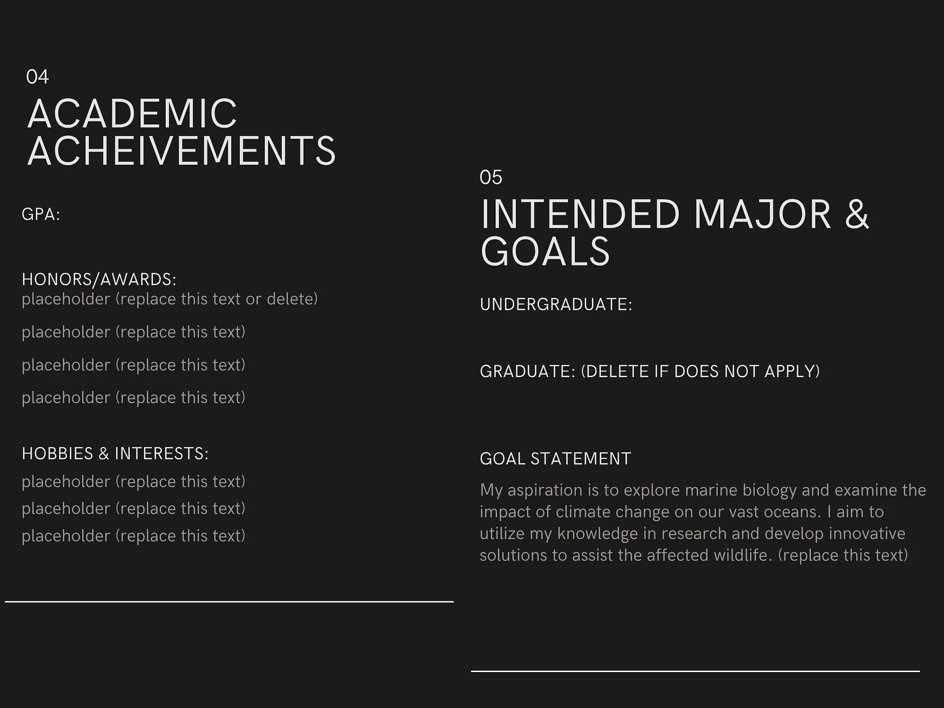 Athlete Recruiting Website Template, Create Your Own Player Profile Link (No Subscription, Canva Editable) product image (5)