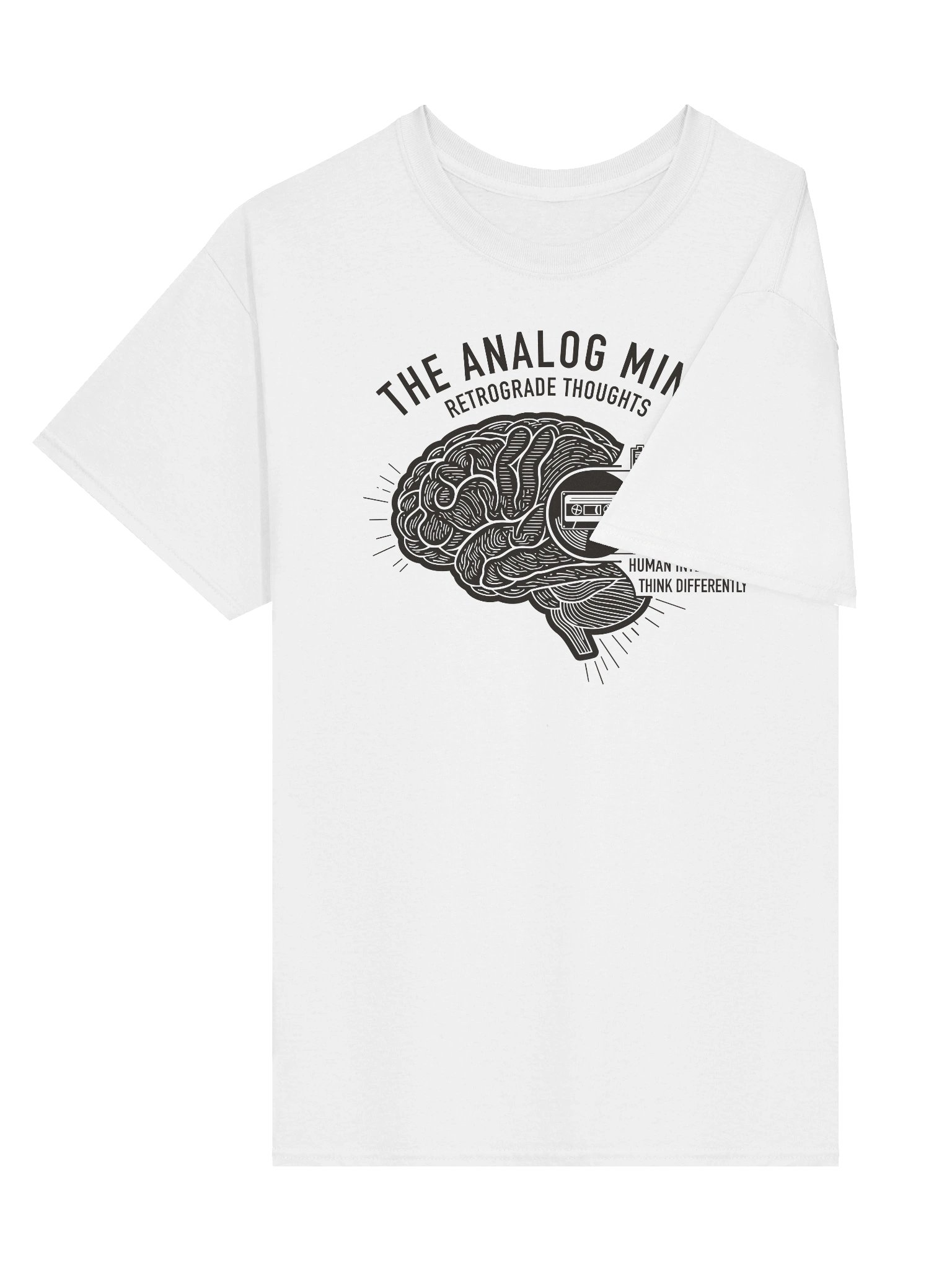 The Analog Mind – Retro Brain Interface T-Shirt product image (22)
