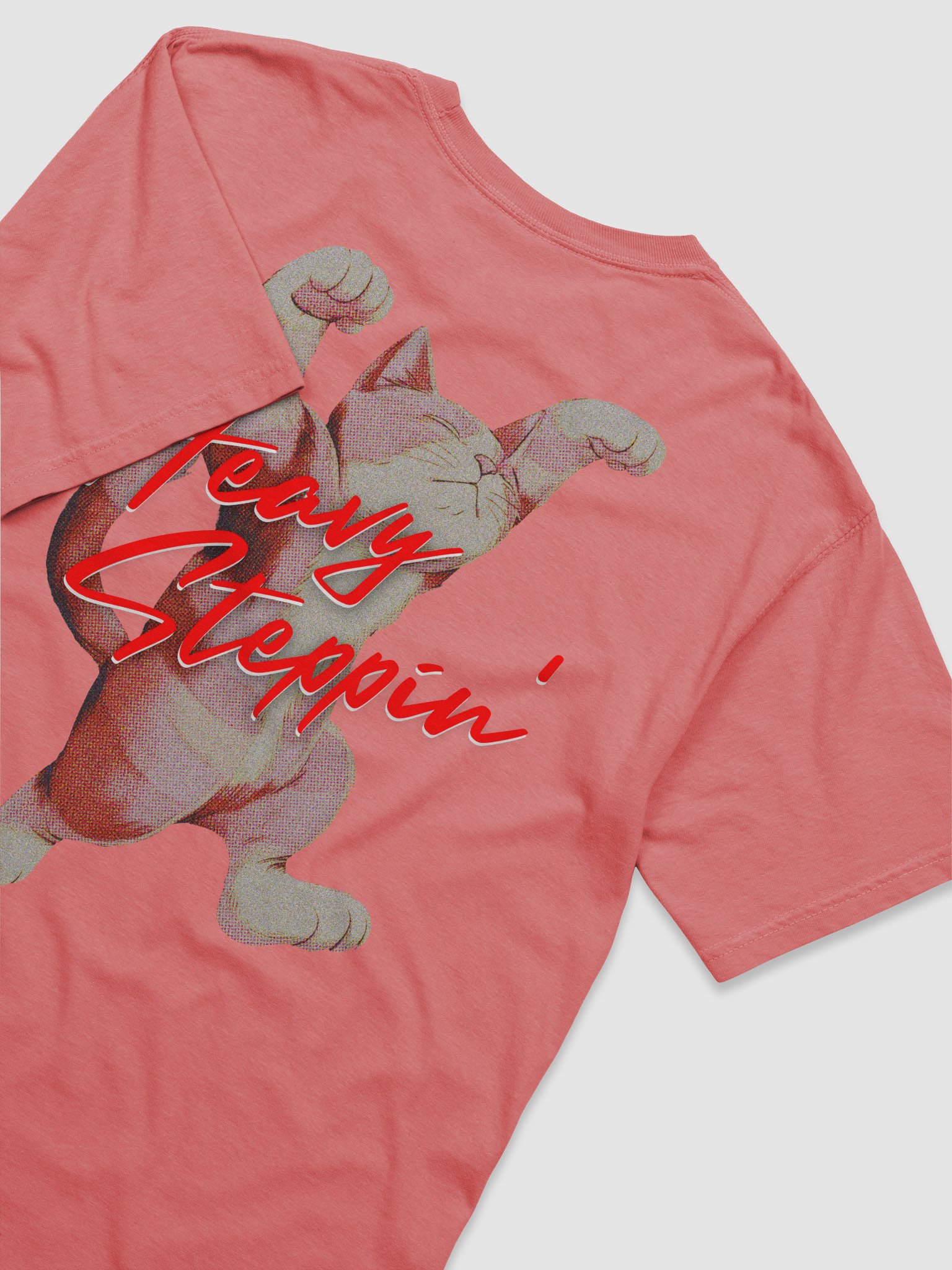 Heavy Steppin Cat T Shirt Kawaii Kitty product image (8)