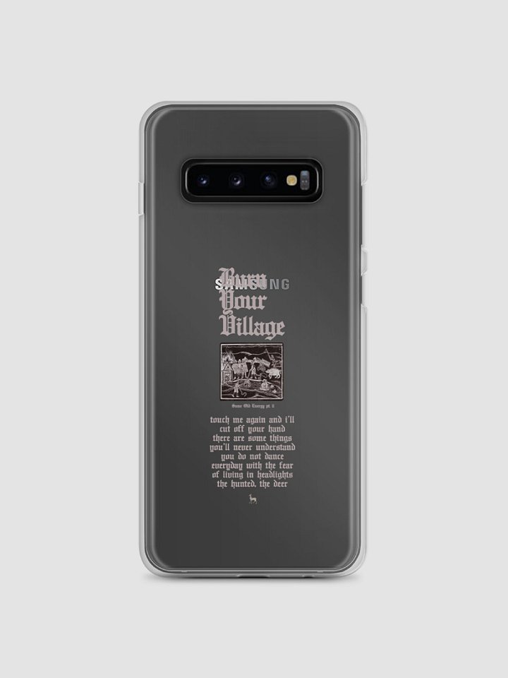 'Burn Your Village' Clear Samsung Case (all sizes) product image (2)