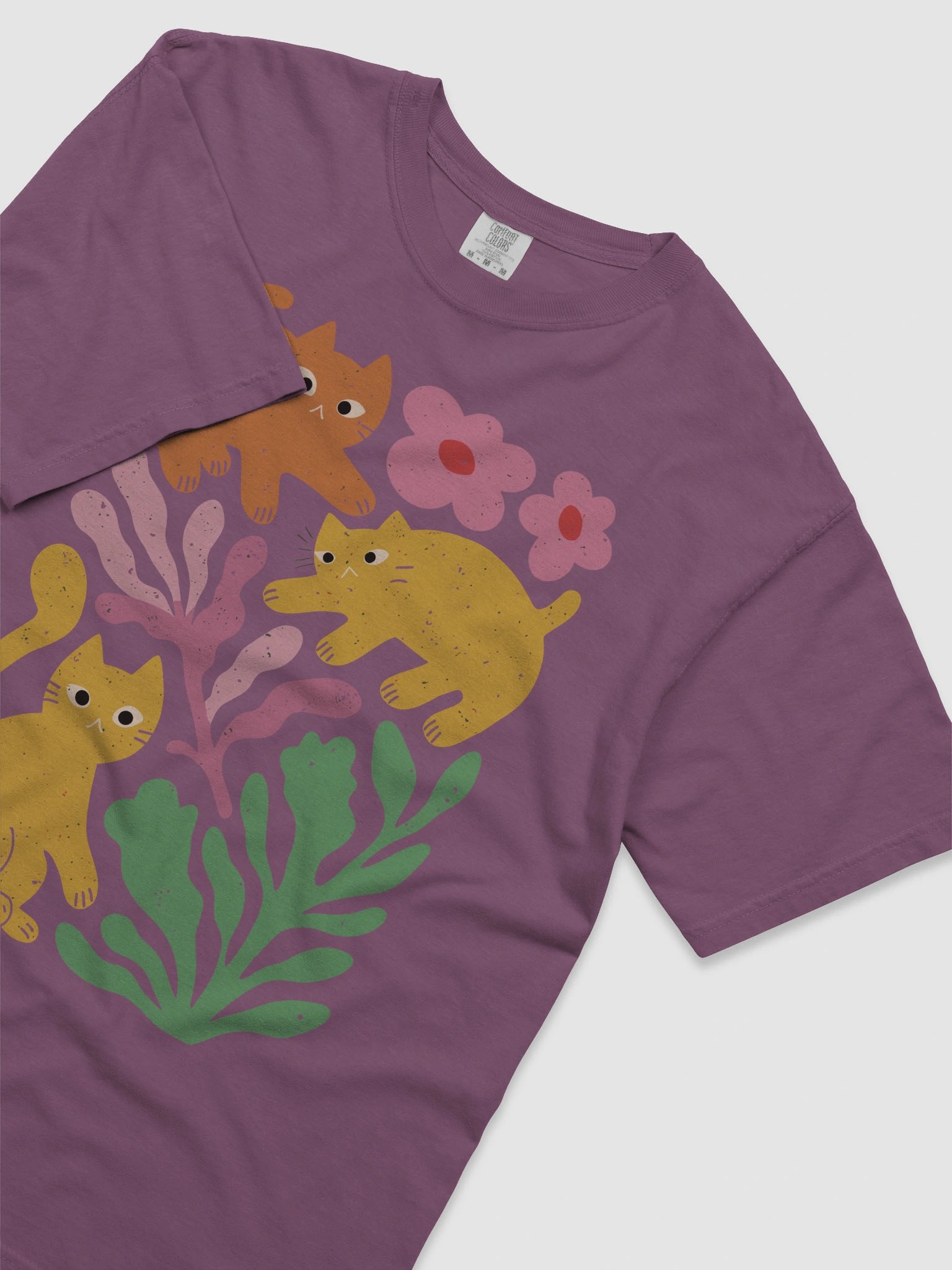 Whimsical Feline Trio T-Shirt product image (2)