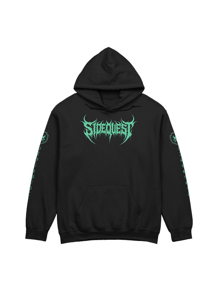 Sidequest Hoodie (Death Metal Font - Sea Green) product image (1)