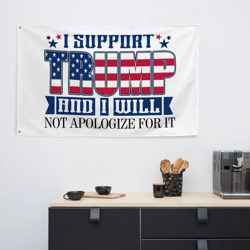 Patriotic Statement All-Over Print Flag product image (6)
