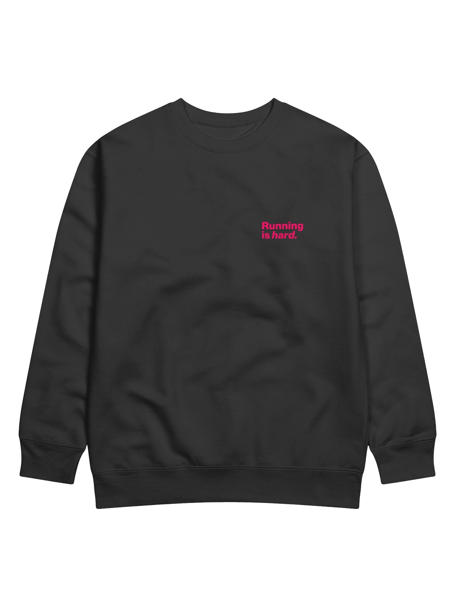 Running is hard sweatshirt product image (2)