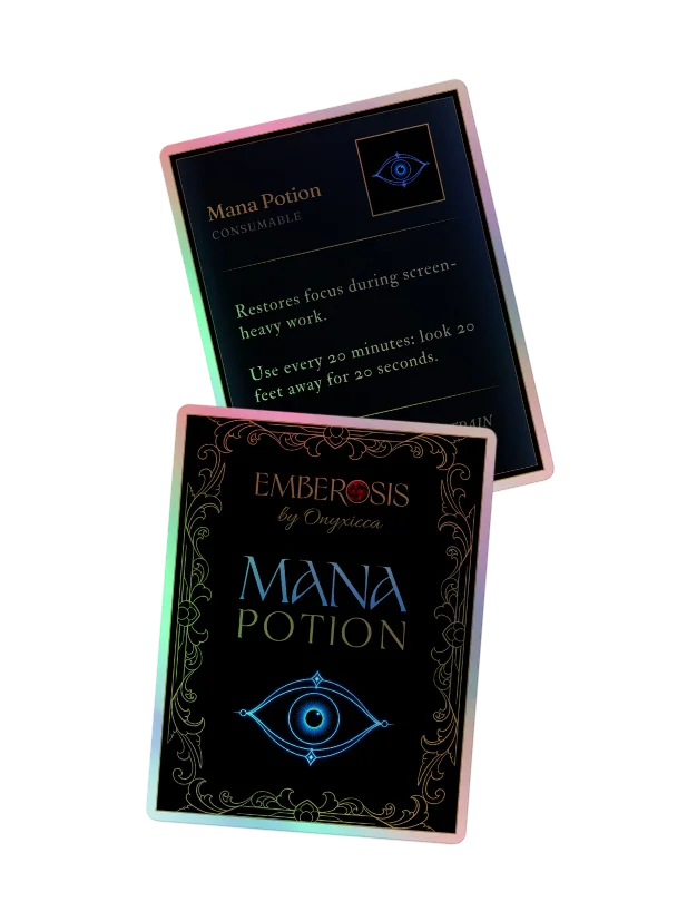 Mana Potion - Front & Back Holographic Sticker Bundle product image (1)