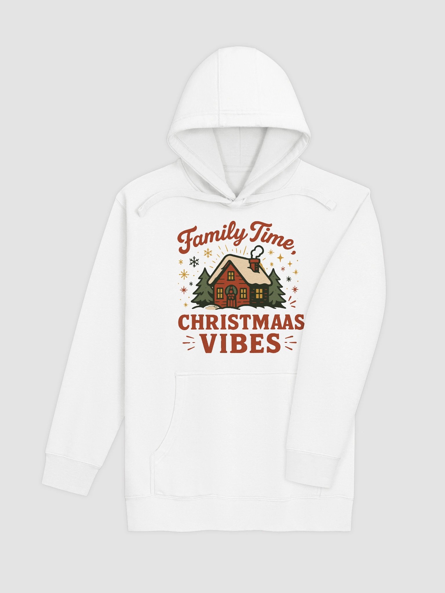 Family Time, Christmas Vibes Unisex Hoodie product image (4)