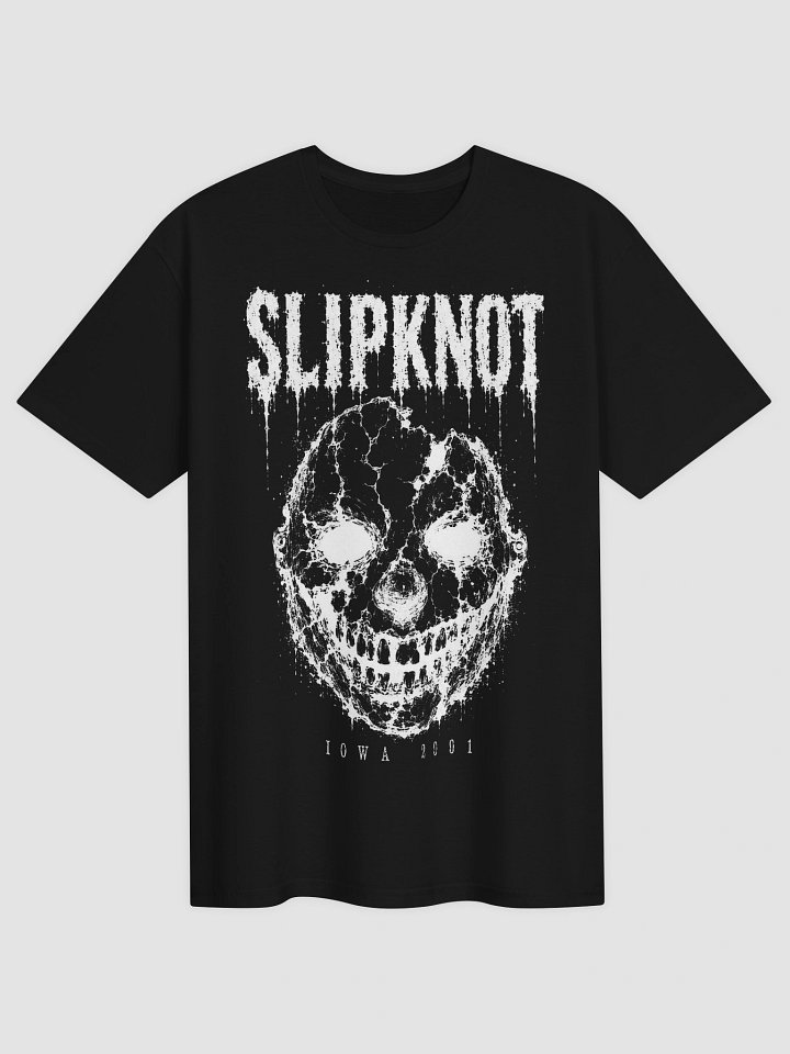 Slipknot Iowa 2001 T-Shirt | Decayed Mask Graphic Tee product image (1)