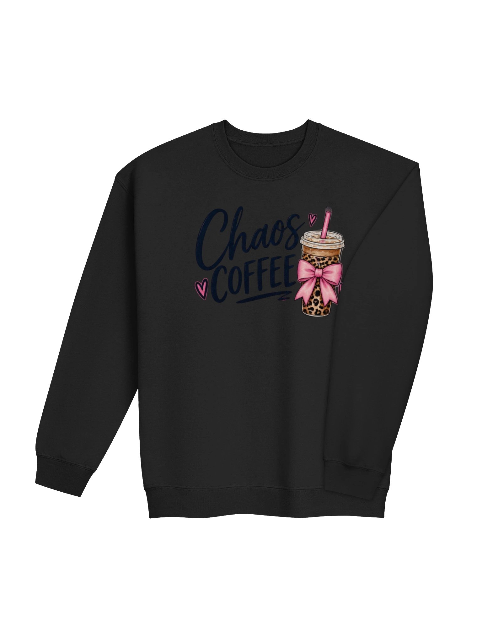Chaos Coffee Sweatshirt | Iced Coffee Sports Mom Crewneck product image (4)