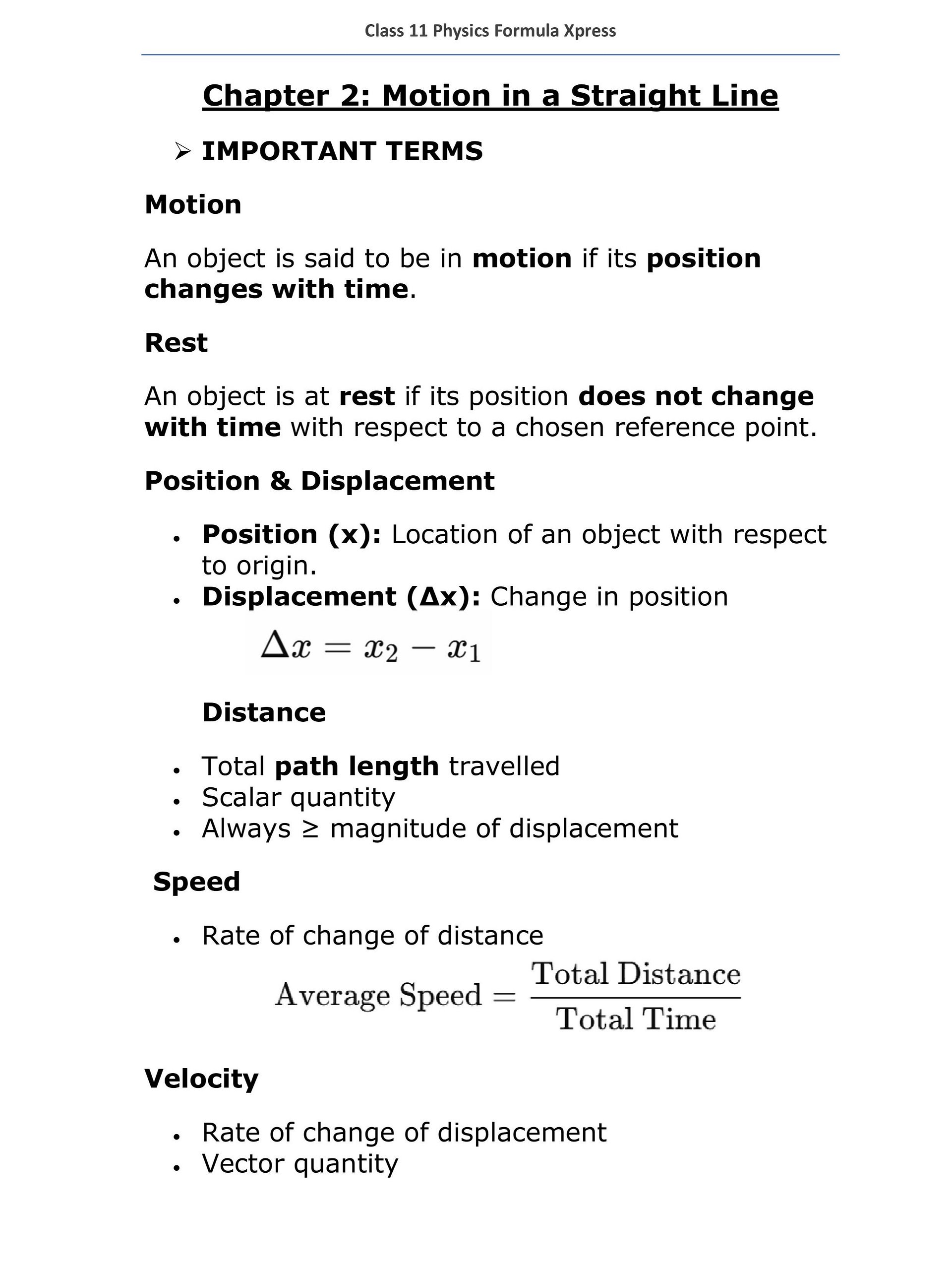 Class 11 Physics Formula Xpress product image (2)