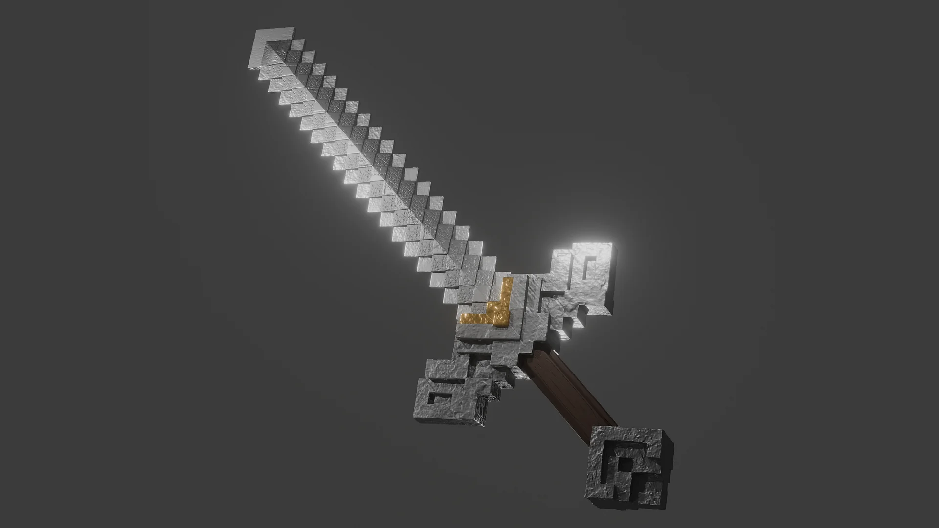 Minecraft Movie Sword - Digital 3D printable model files product image (3)