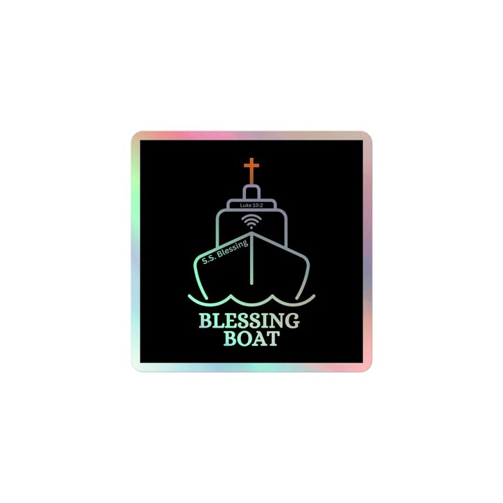 S.S. Blessing Holographic Sticker Sheet product image (1)